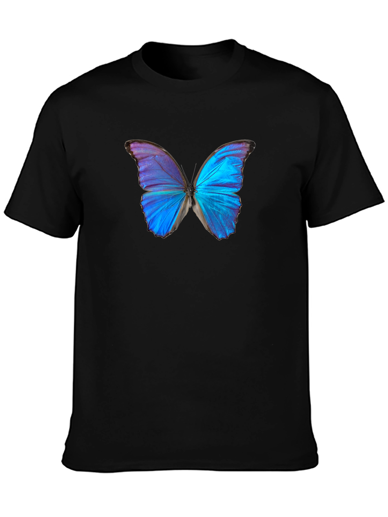Butterfly Graphic Black T-Shirt