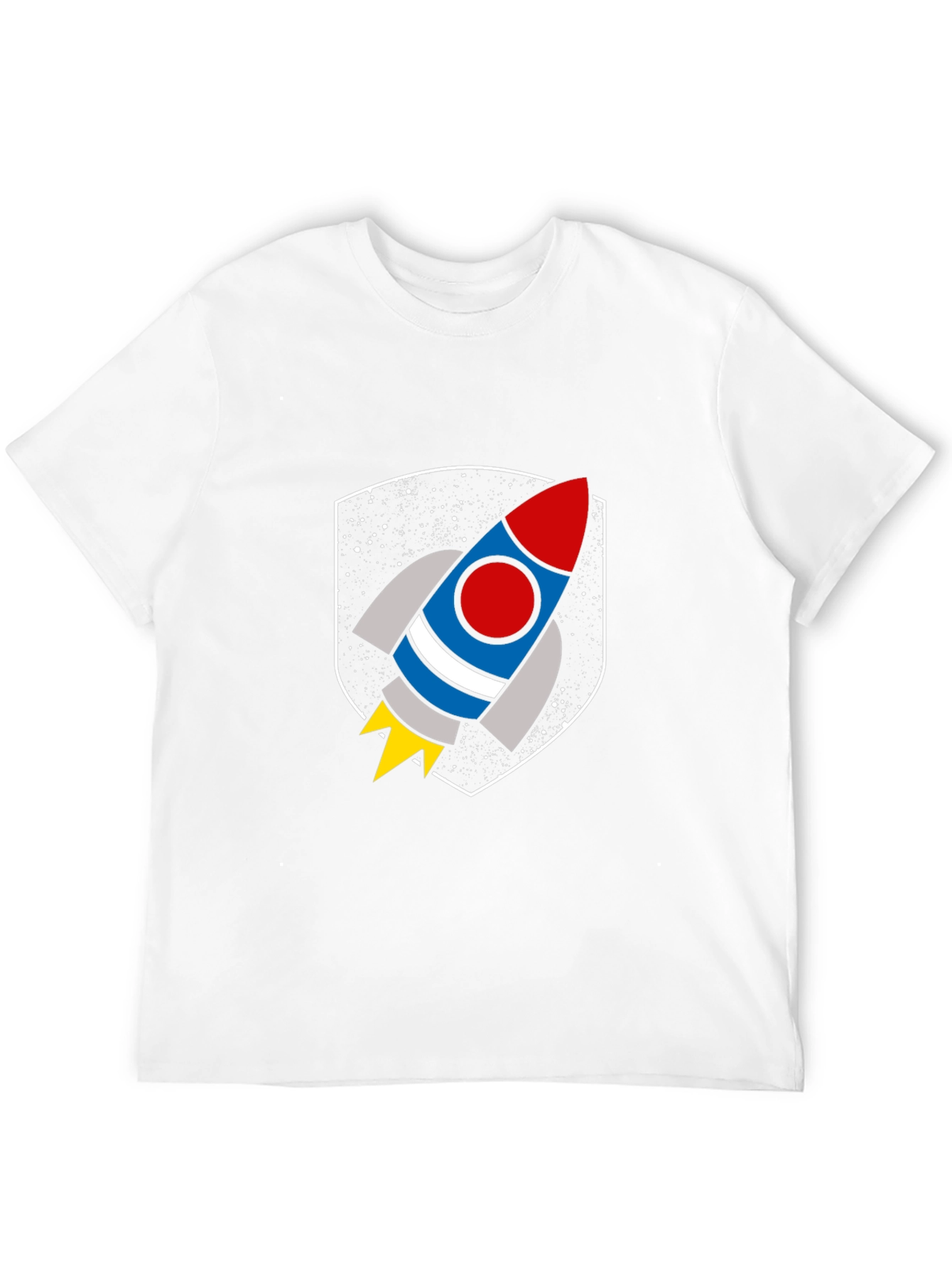 Rocket Graphic Black T-Shirt - Blast Off!