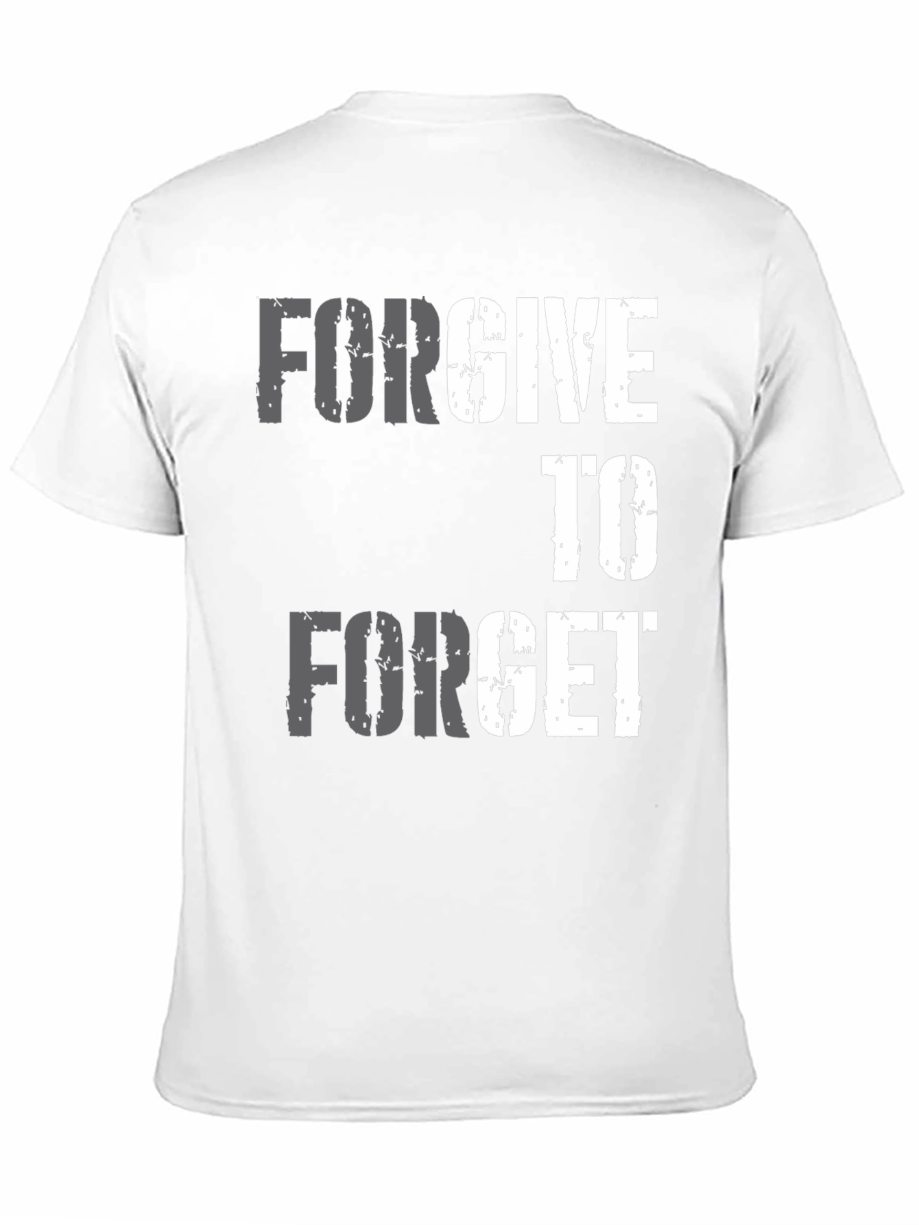 Forgive to Forget Graphic T-Shirt - Black