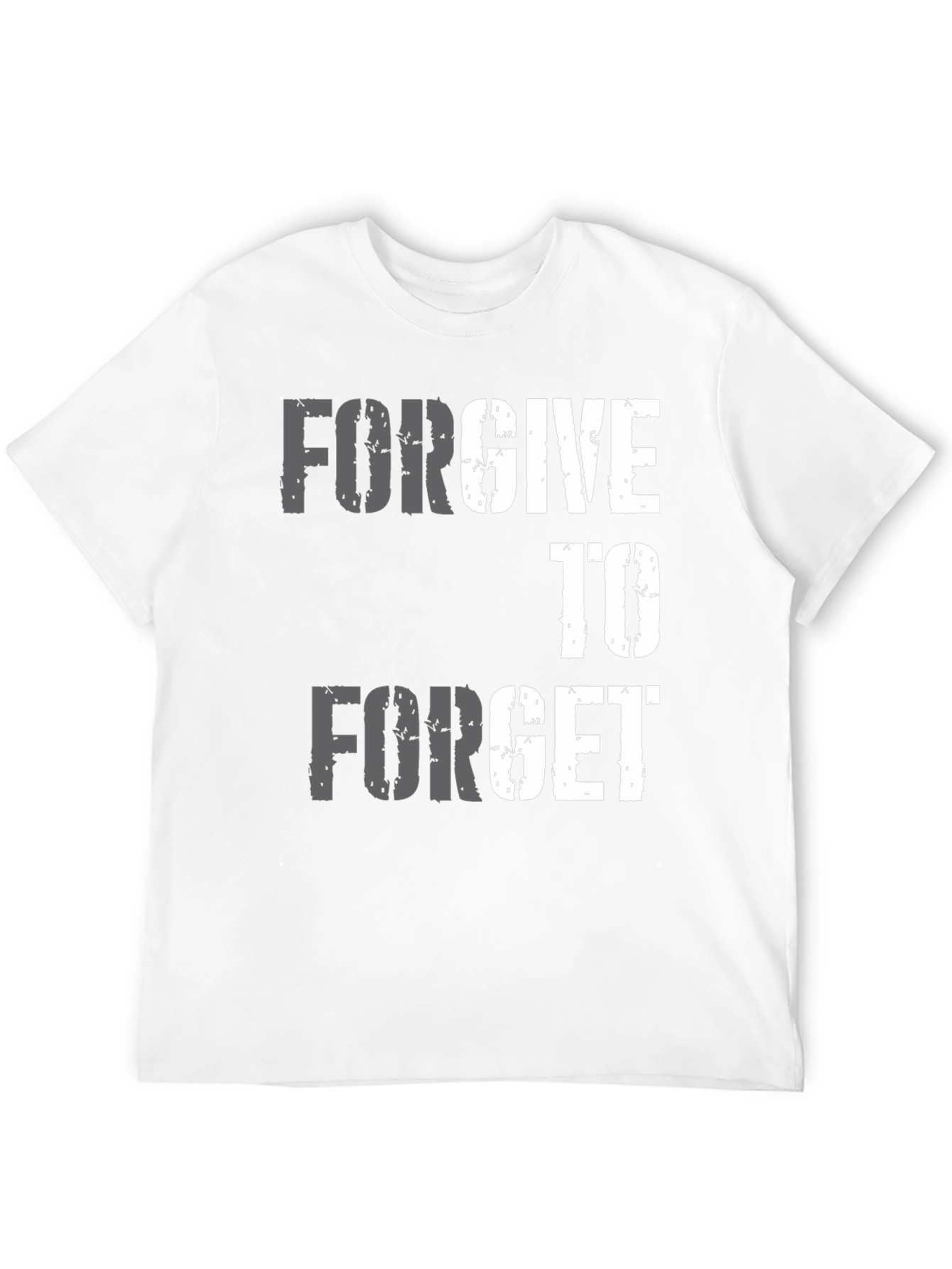 Forgive to Forget Graphic T-Shirt - Black