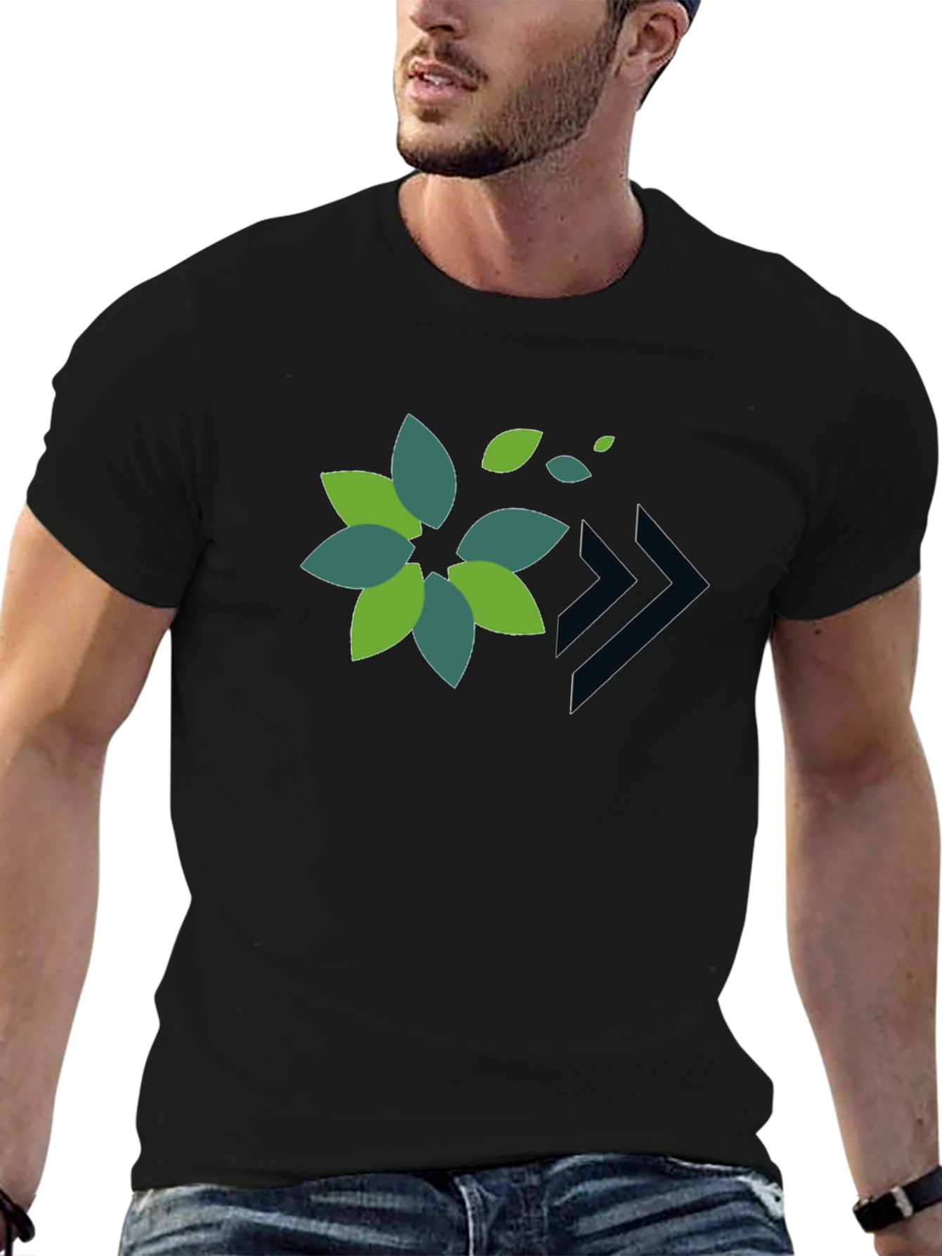 Eco Leaf Arrow Graphic Tee