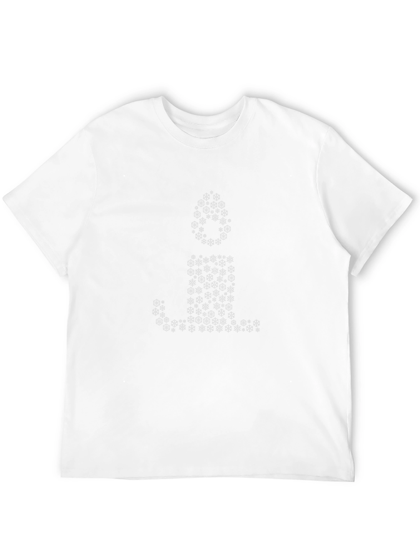 Snowflake Candle Graphic Tee - Black