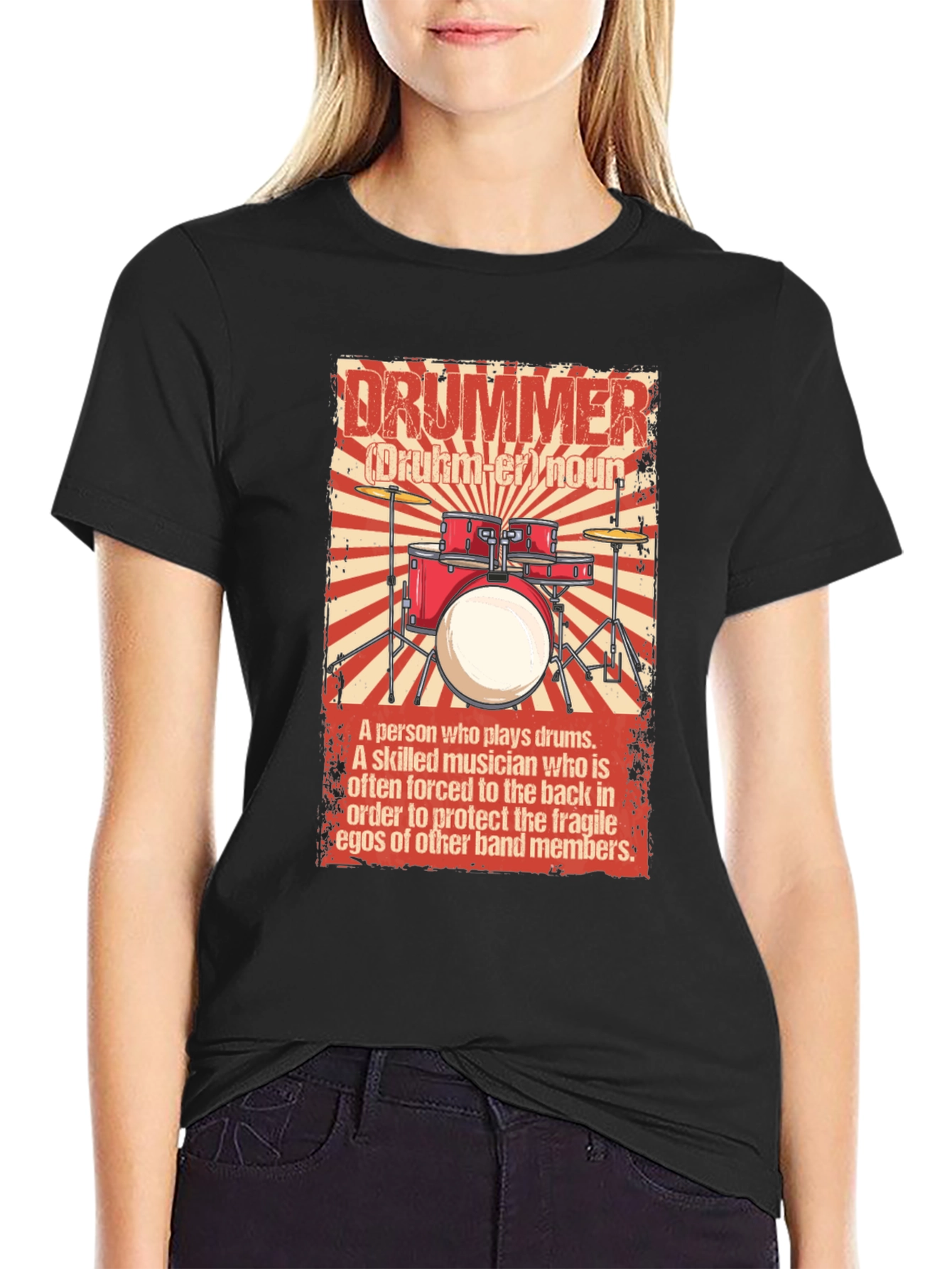 Drummer Definition Graphic T-Shirt