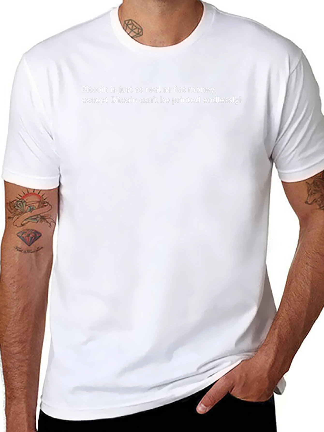Bitcoin is Real Black T-Shirt