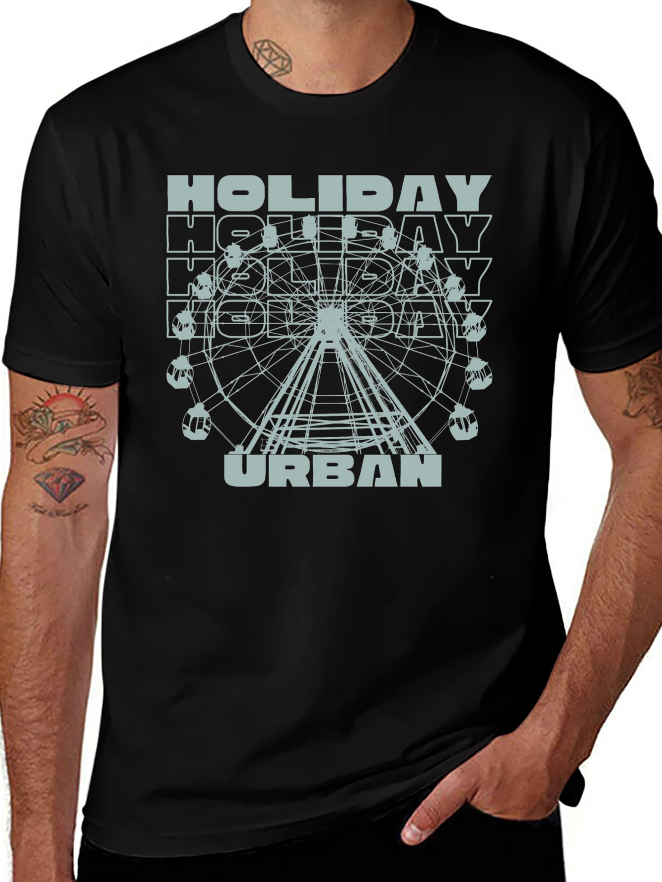 Holiday Urban Graphic T-Shirt