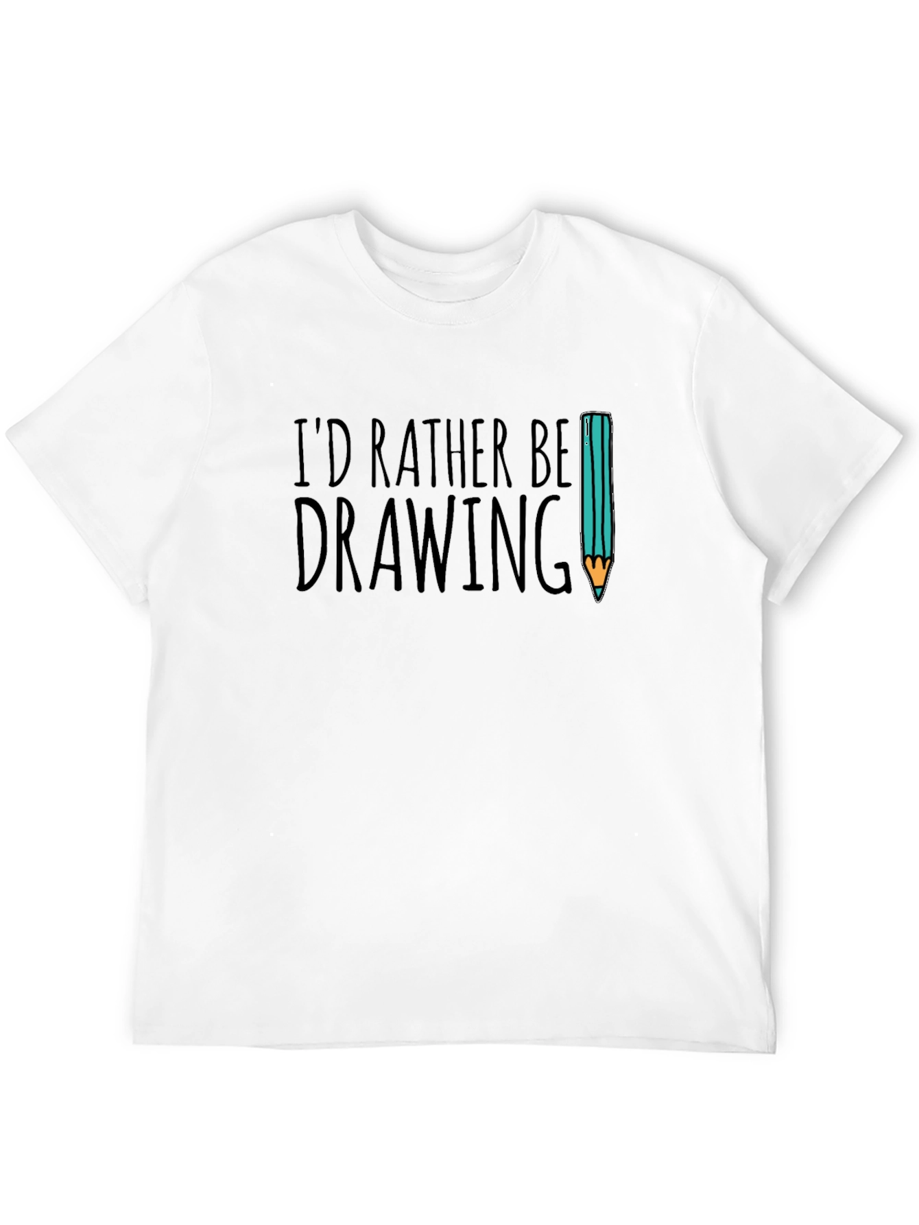 Id Rather Be Drawing Graphic Tee