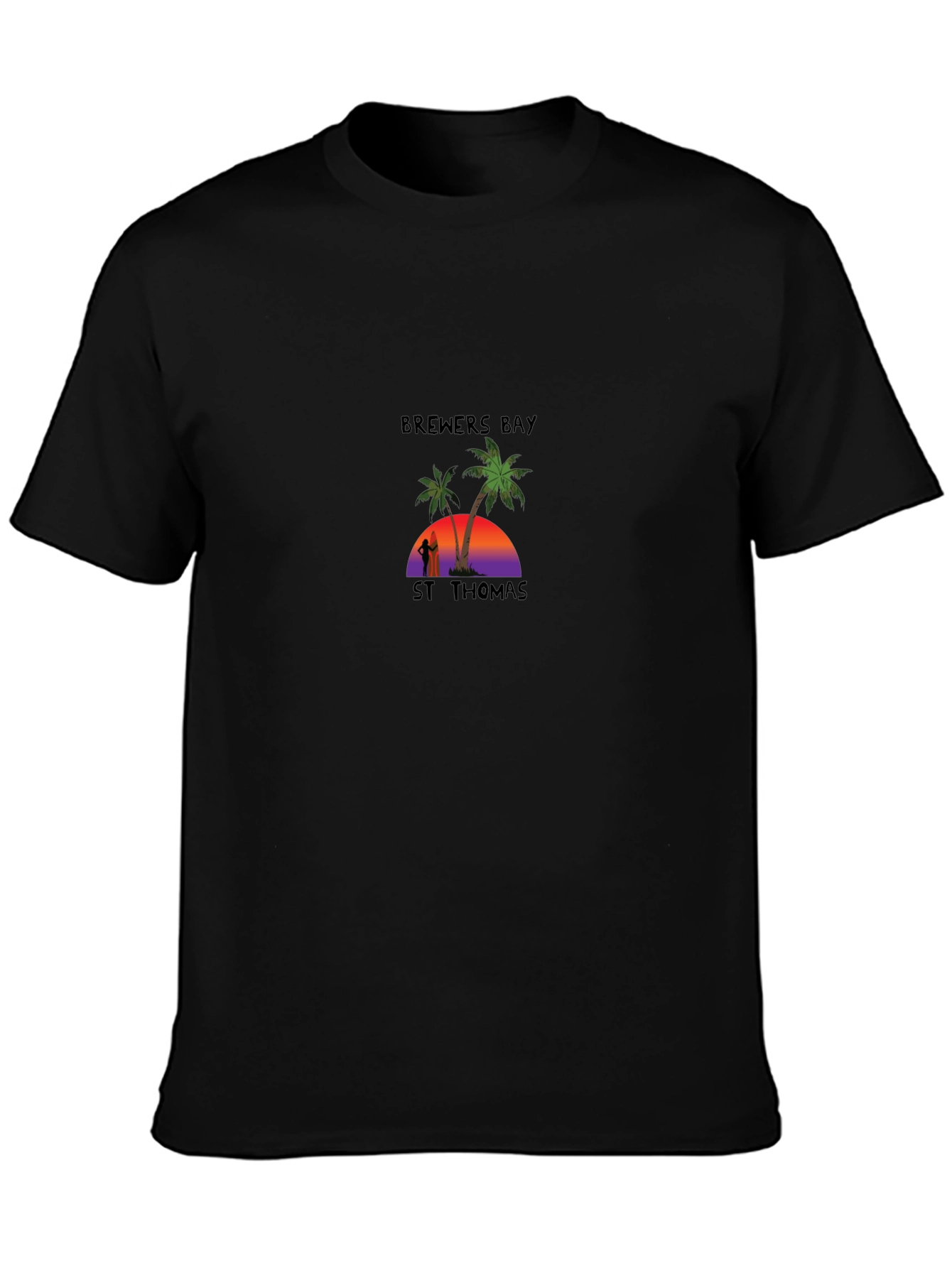 Brewers Bay St Thomas Black T-Shirt