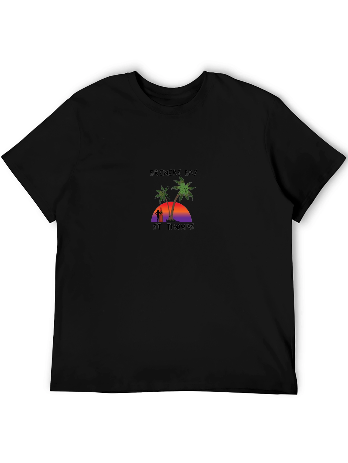 Brewers Bay St Thomas Black T-Shirt