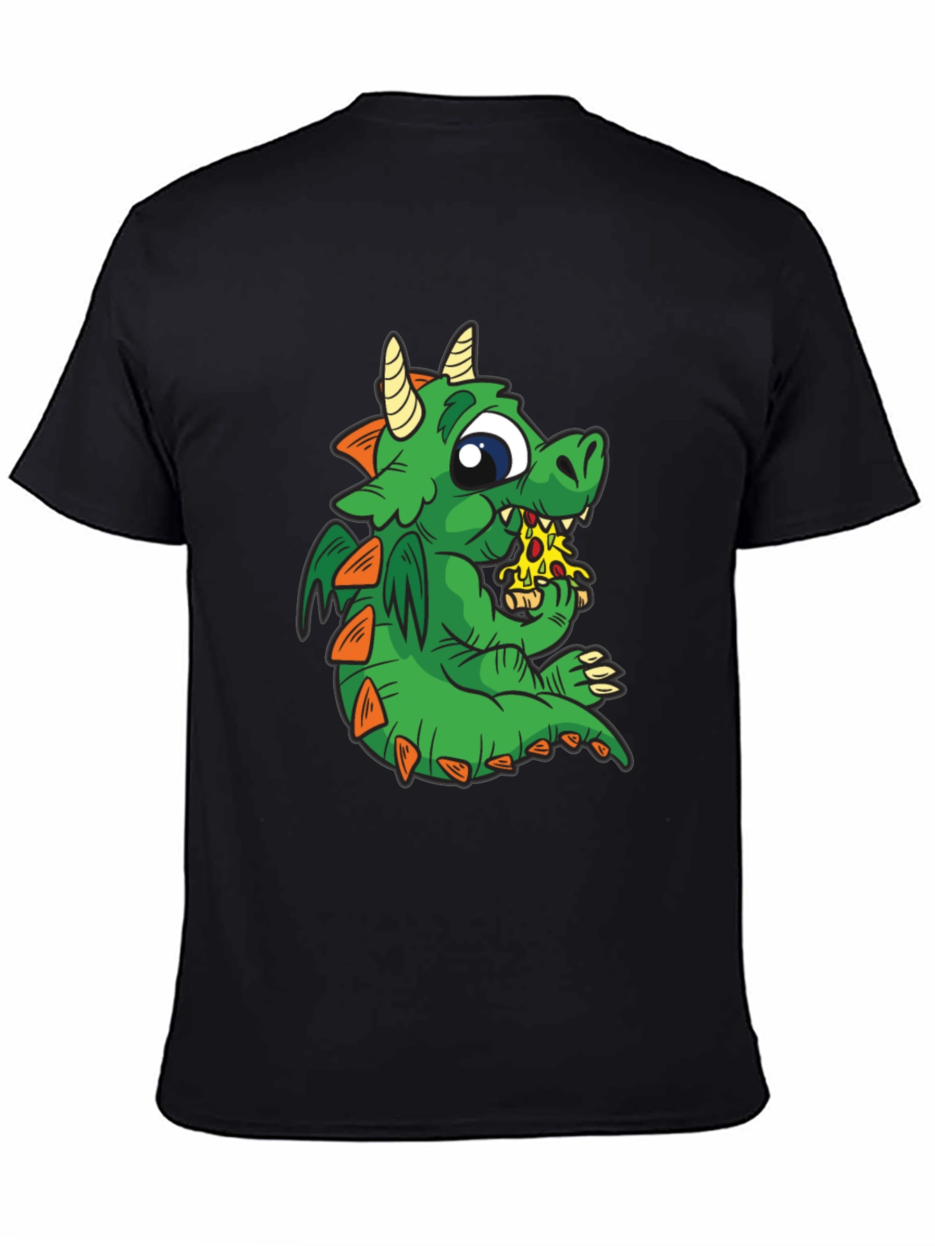 Dragon Pizza T-Shirt - Cute Cartoon Graphic Tee
