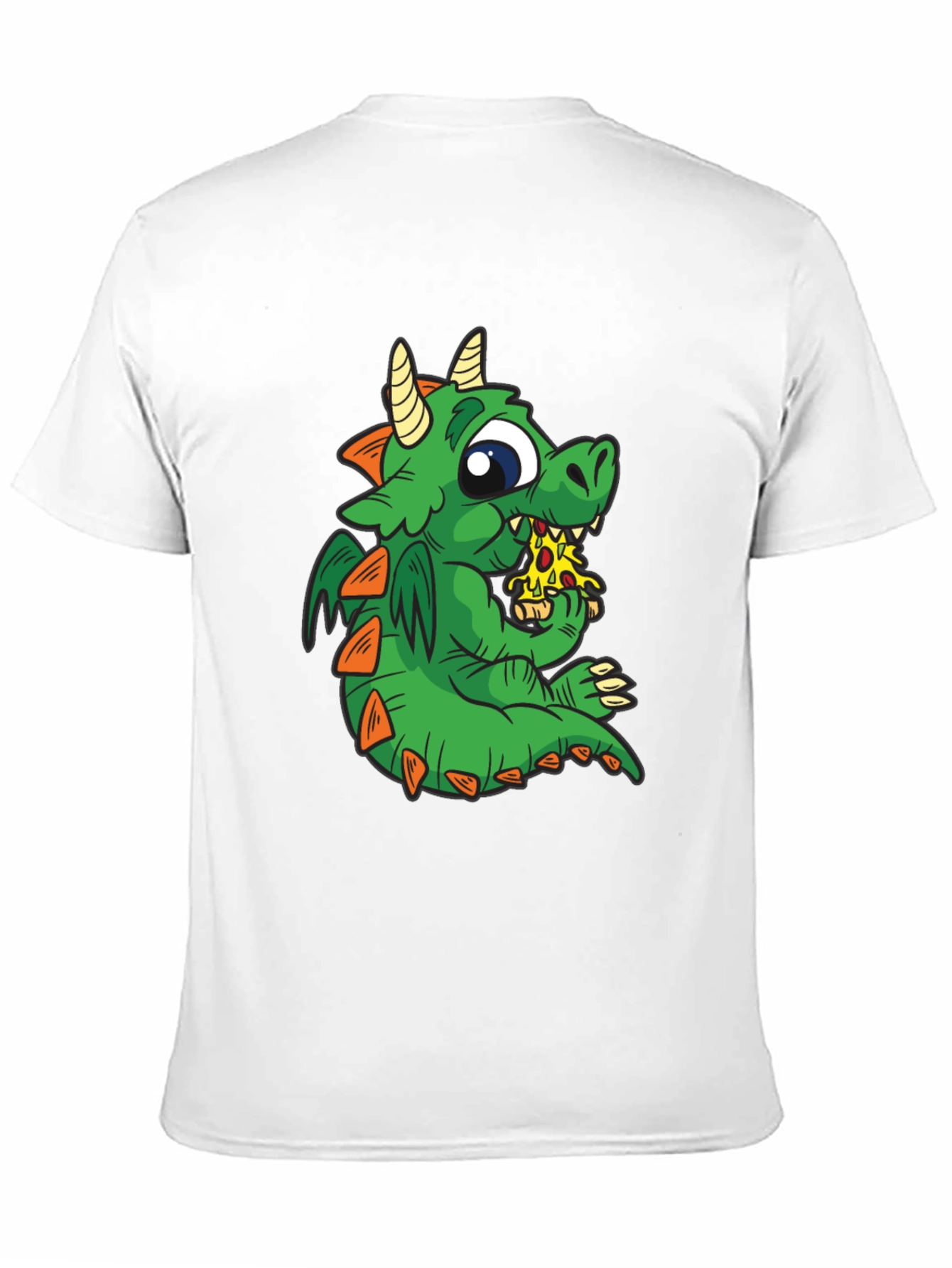 Dragon Pizza T-Shirt - Cute Cartoon Graphic Tee
