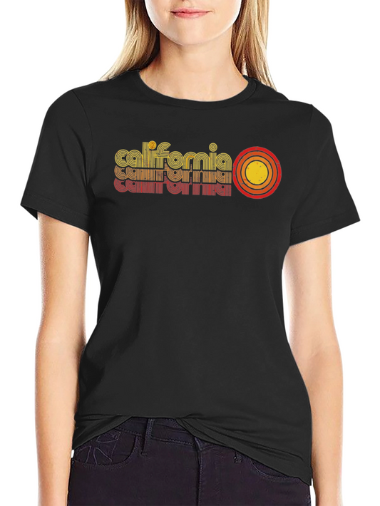 Retro California Graphic Tee - Vintage Style T-Shirt