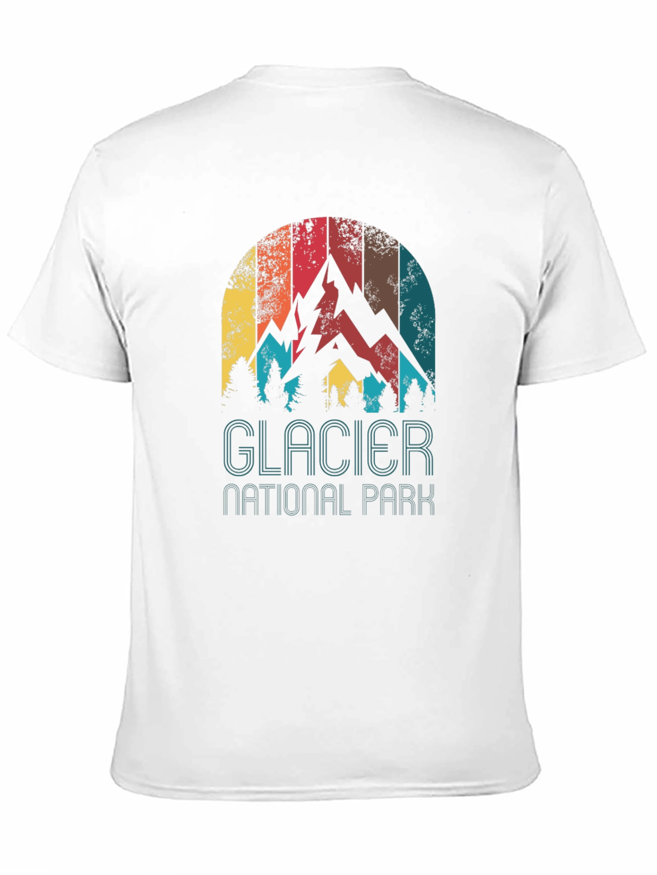 Glacier National Park Retro Graphic Tee