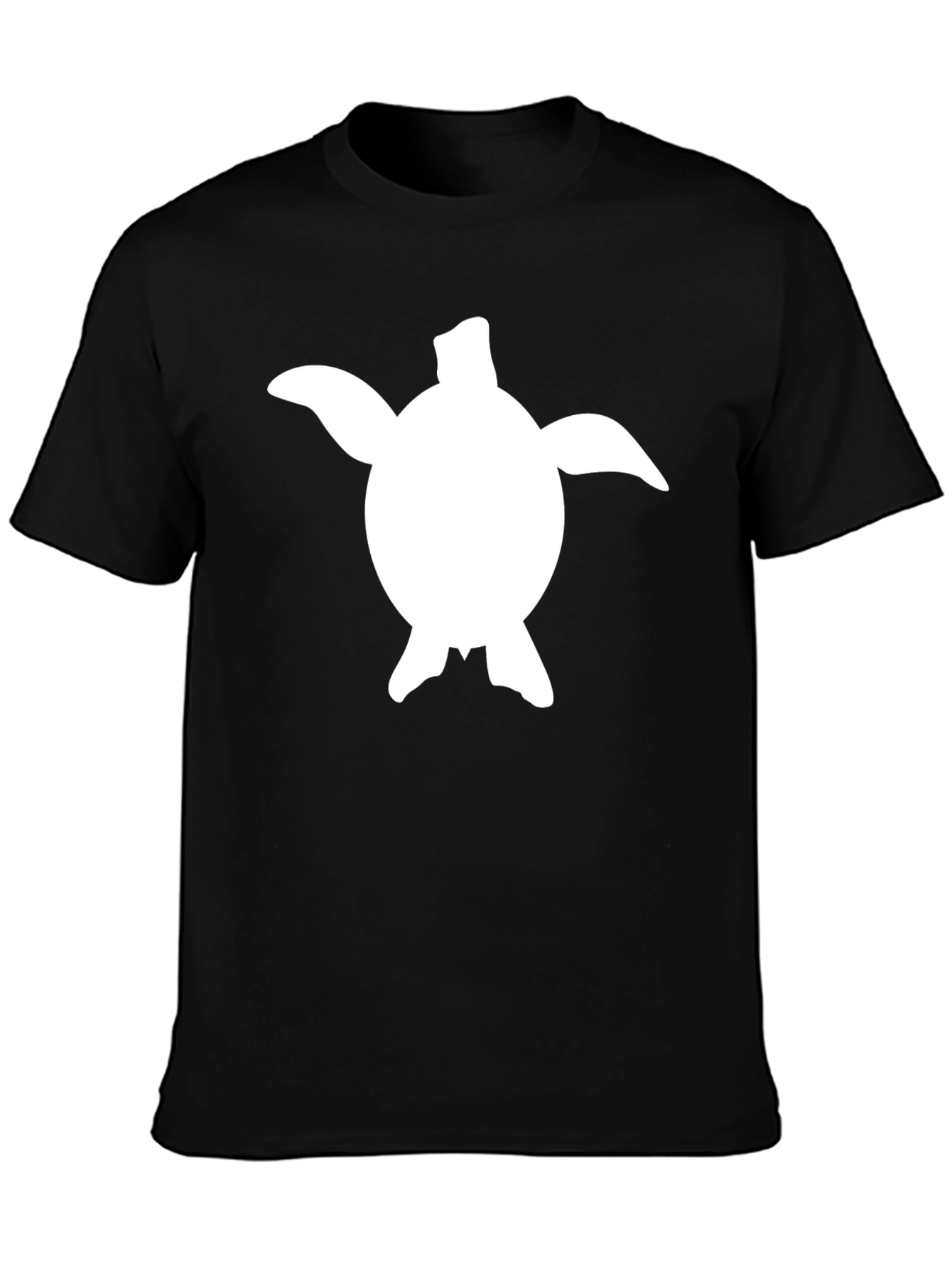 Turtle Graphic Black T-Shirt