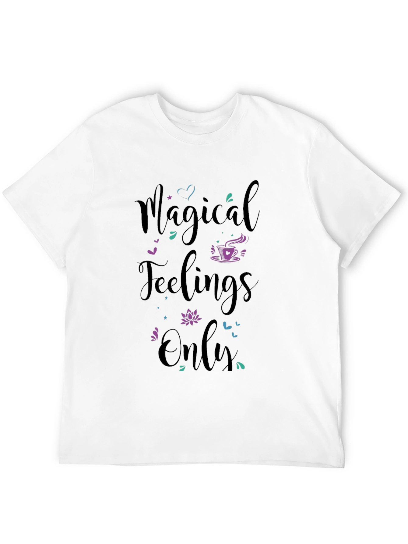 Magical Feelings Only Black Graphic Tee