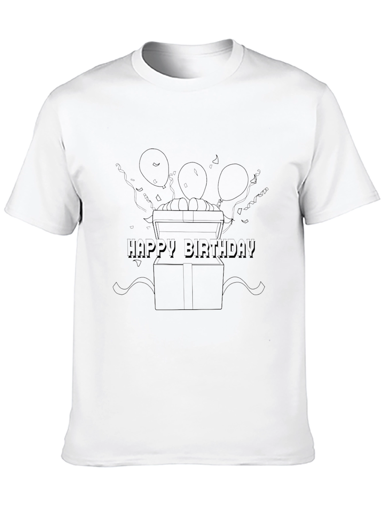 Happy Birthday Gift Box Tee
