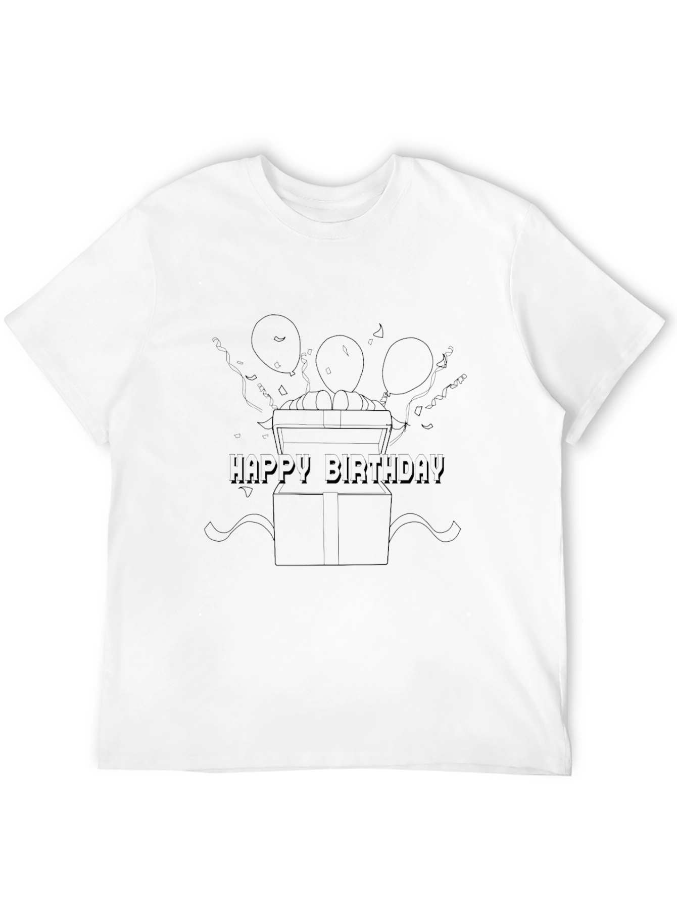 Happy Birthday Gift Box Tee