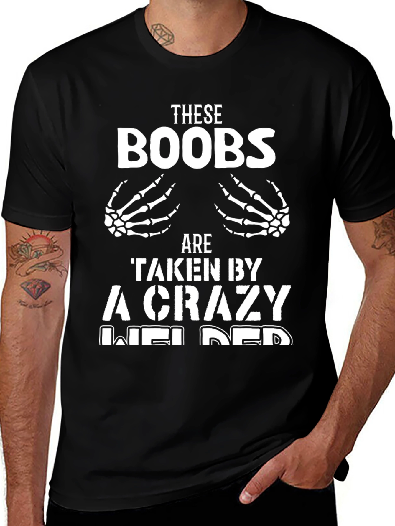 Crazy Welder Humor T-Shirt