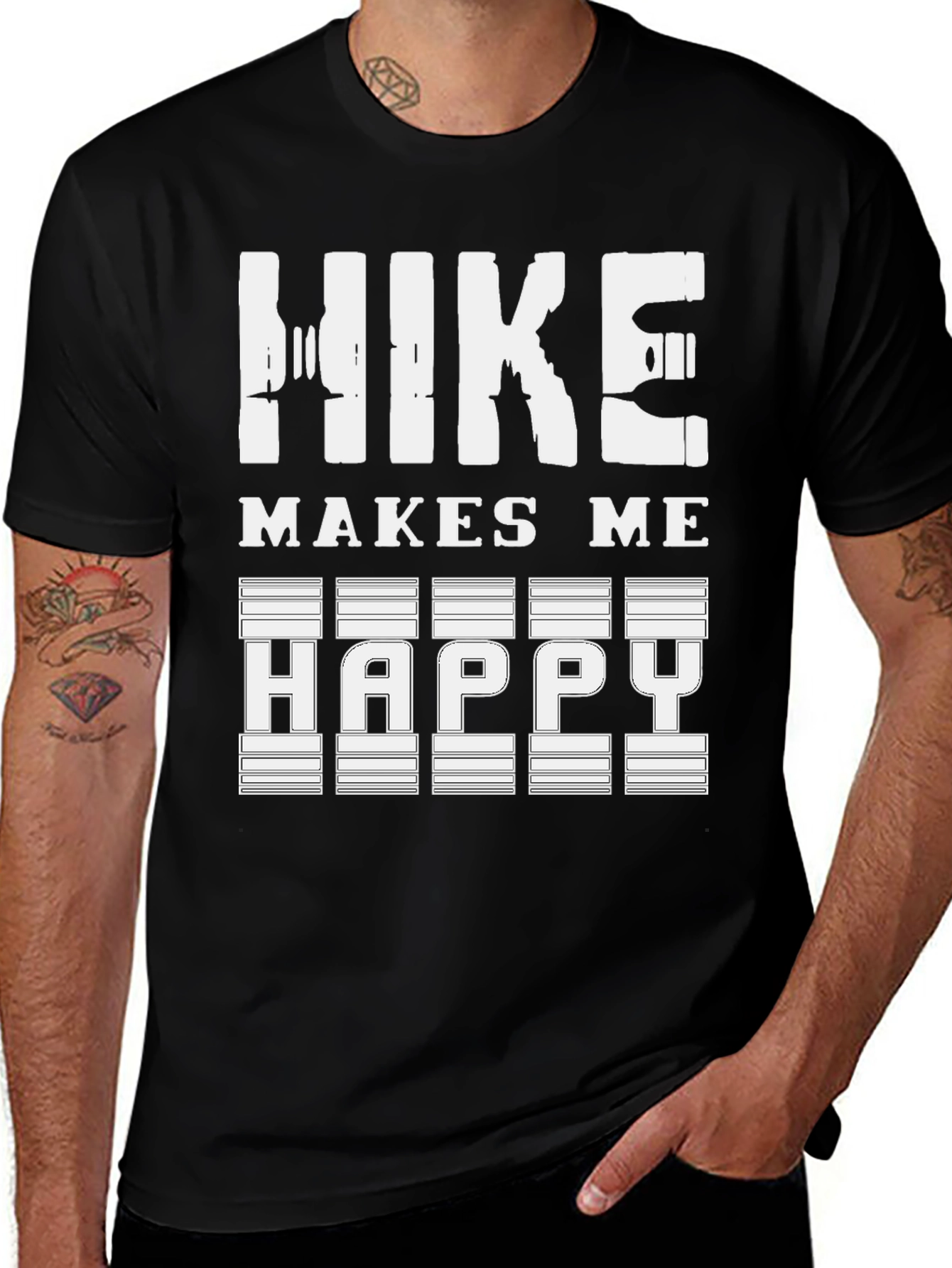 Hike Makes Me Happy Graphic Tee