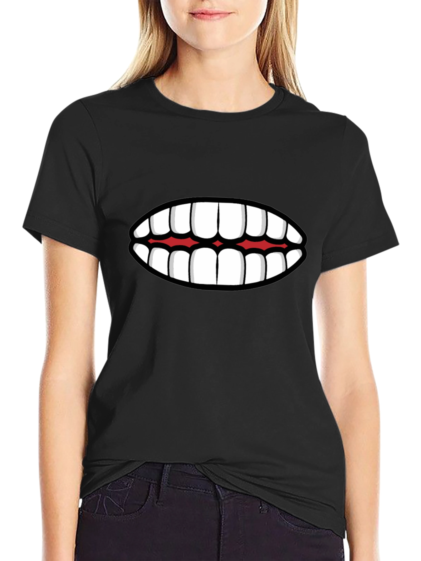 Open Wide: Graphic Teeth T-Shirt