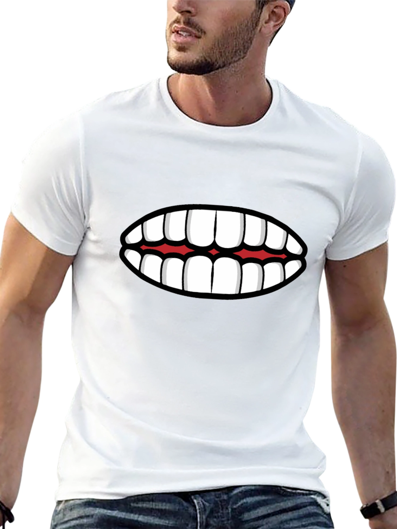 Open Wide: Graphic Teeth T-Shirt