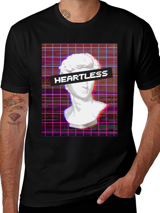 Heartless Graphic Tee - Vaporwave Aesthetic T-Shirt
