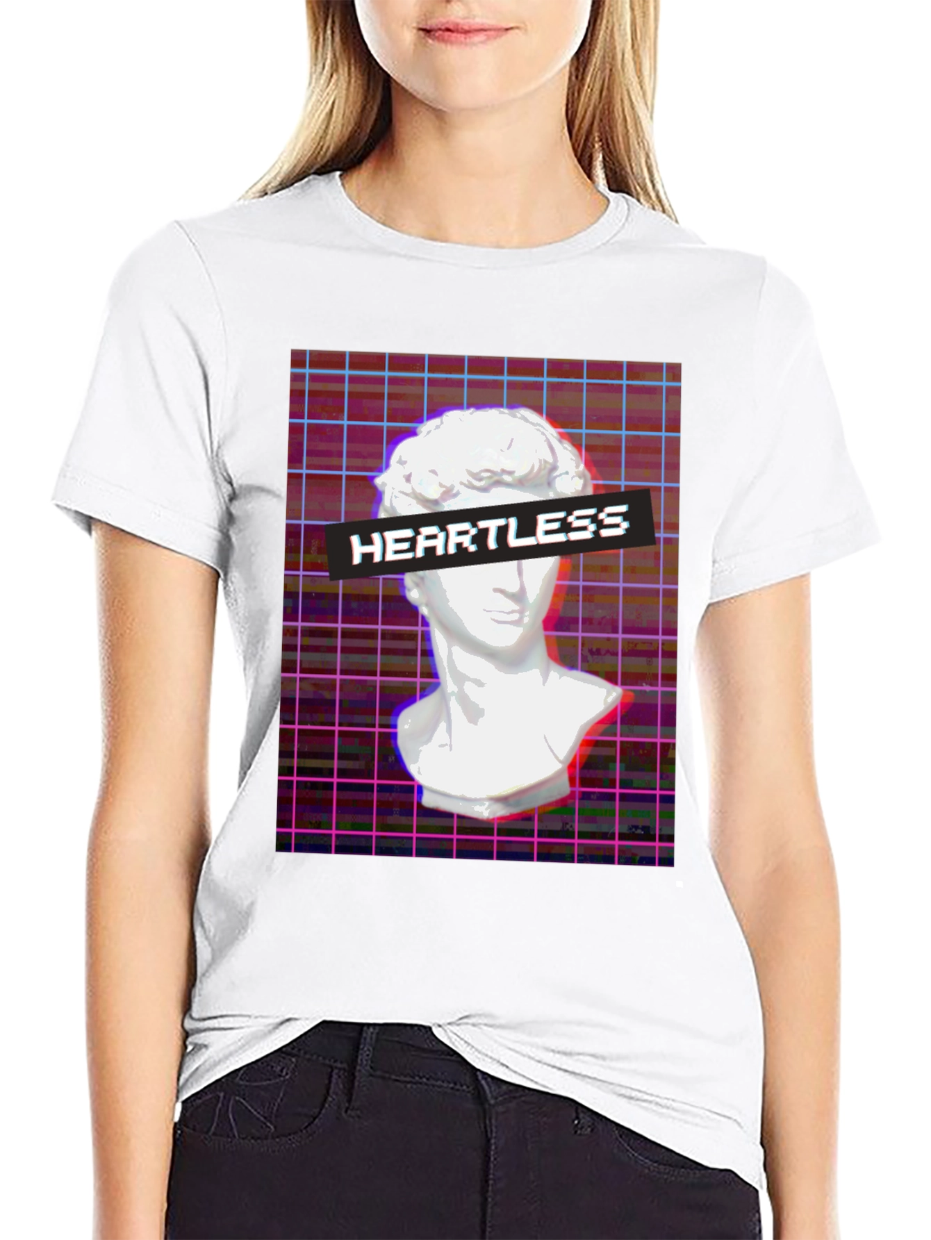 Heartless Graphic Tee - Vaporwave Aesthetic T-Shirt