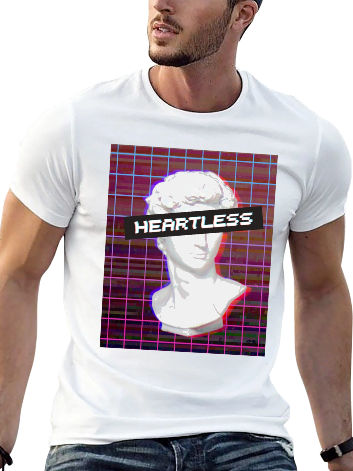Heartless Graphic Tee - Vaporwave Aesthetic T-Shirt
