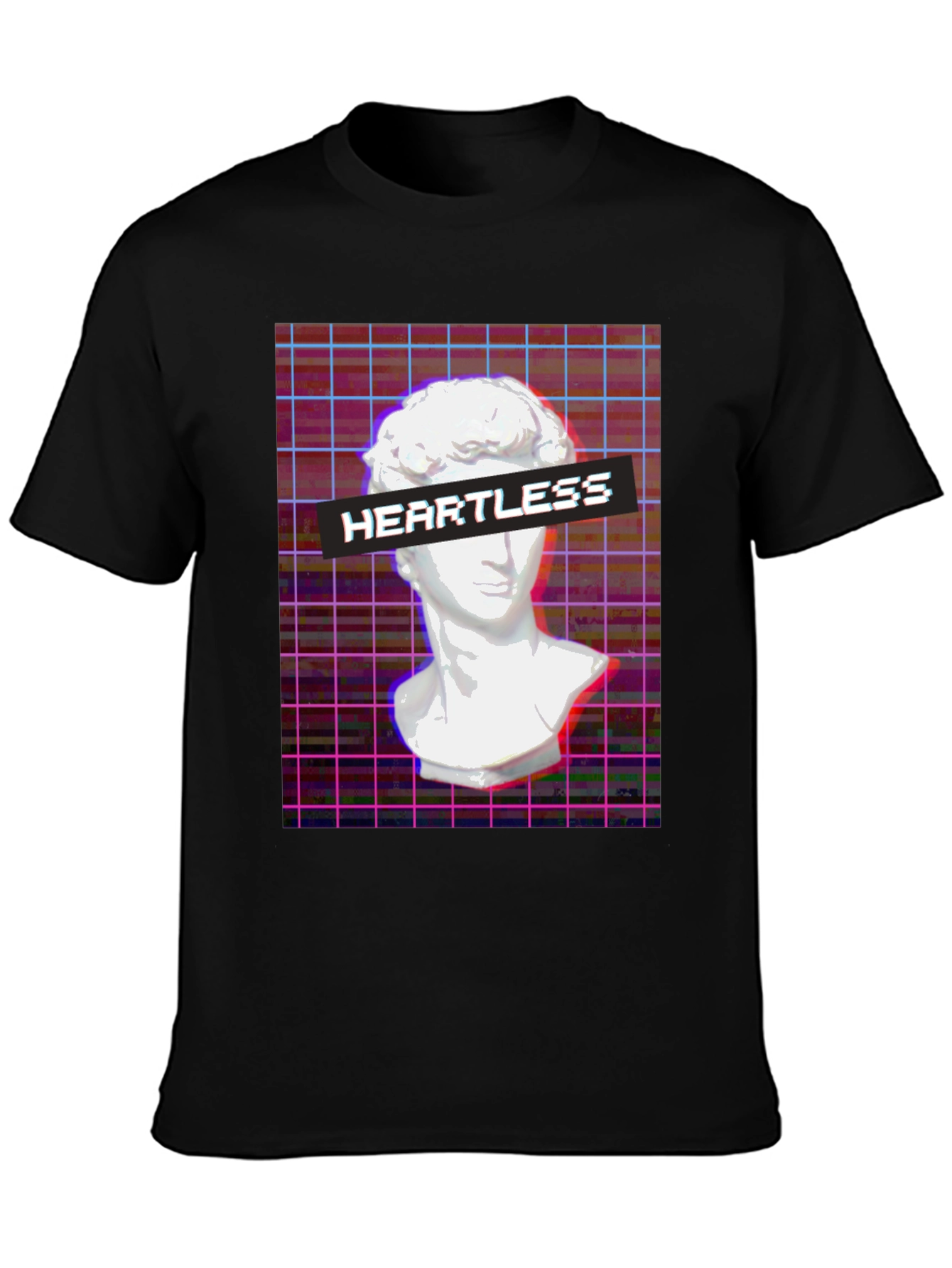 Heartless Graphic Tee - Vaporwave Aesthetic T-Shirt