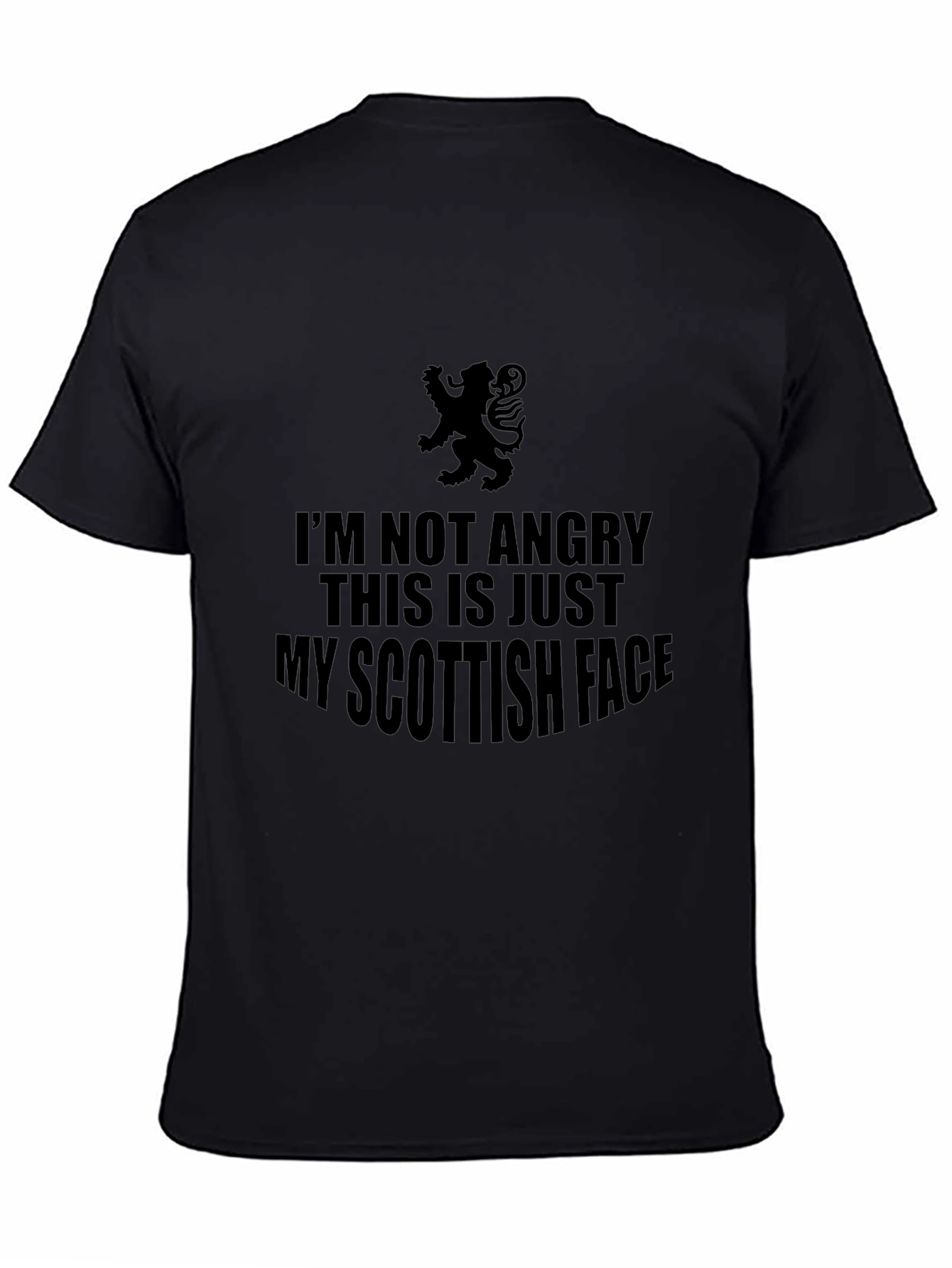 Scottish Face Graphic T-Shirt - Funny Scottish Pride Tee