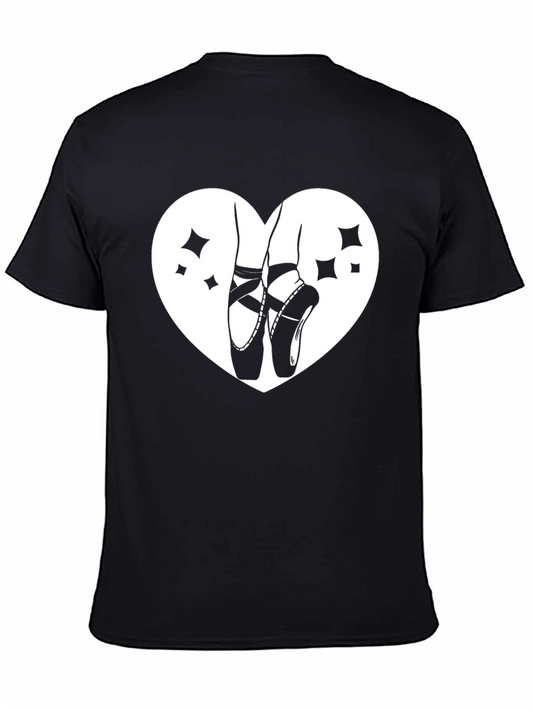 Ballet Love Heart T-Shirt - Dance Tee