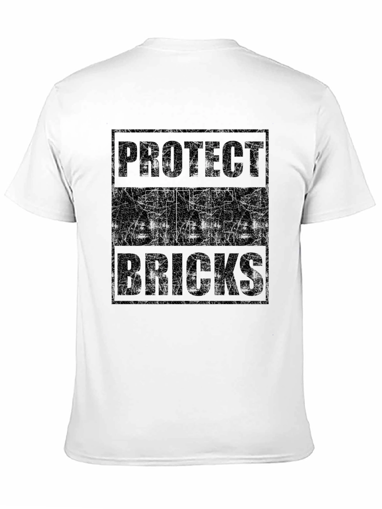 Protect The Bricks Graphic T-Shirt - Black