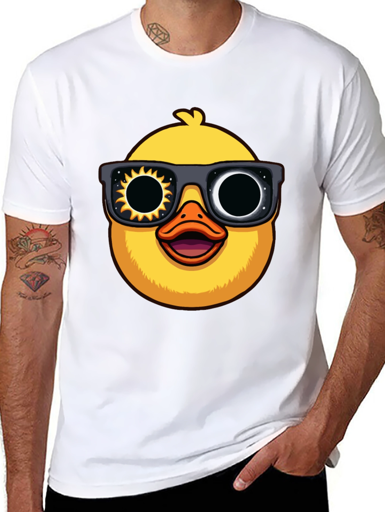 Cool Duck Sun & Moon Sunglasses Graphic Tee