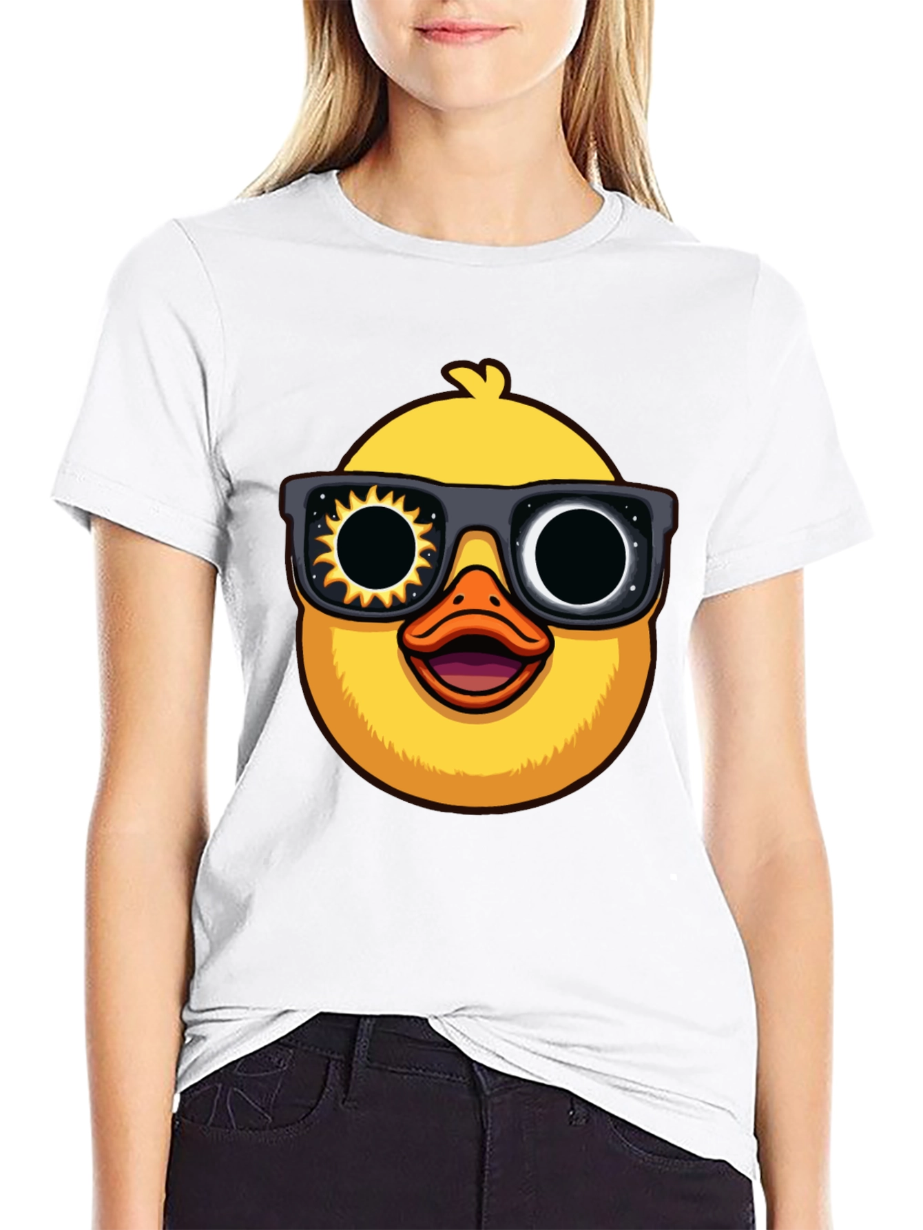 Cool Duck Sun & Moon Sunglasses Graphic Tee