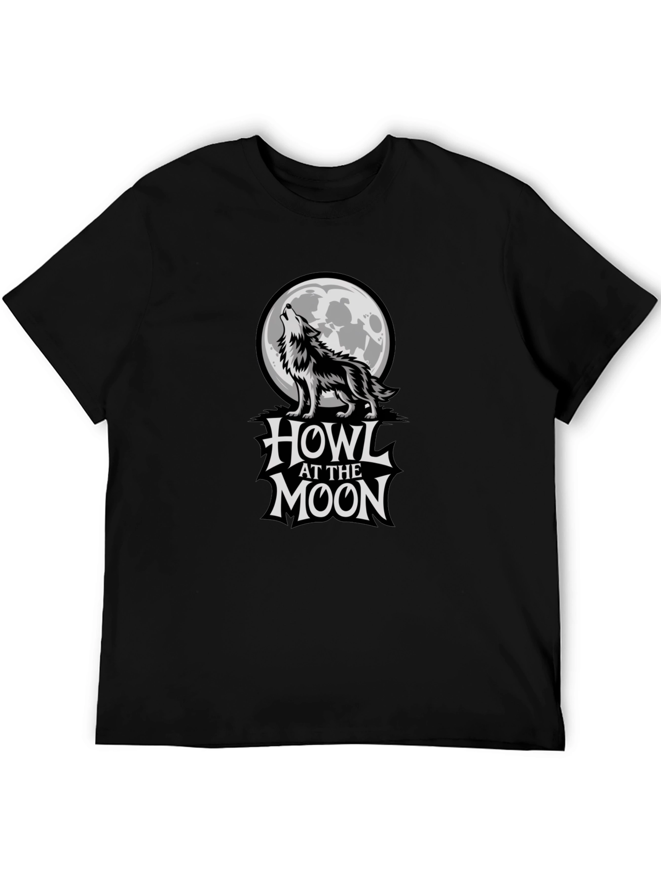 Howl at the Moon Black Graphic Tee