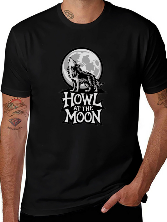 Howl at the Moon Black Graphic Tee