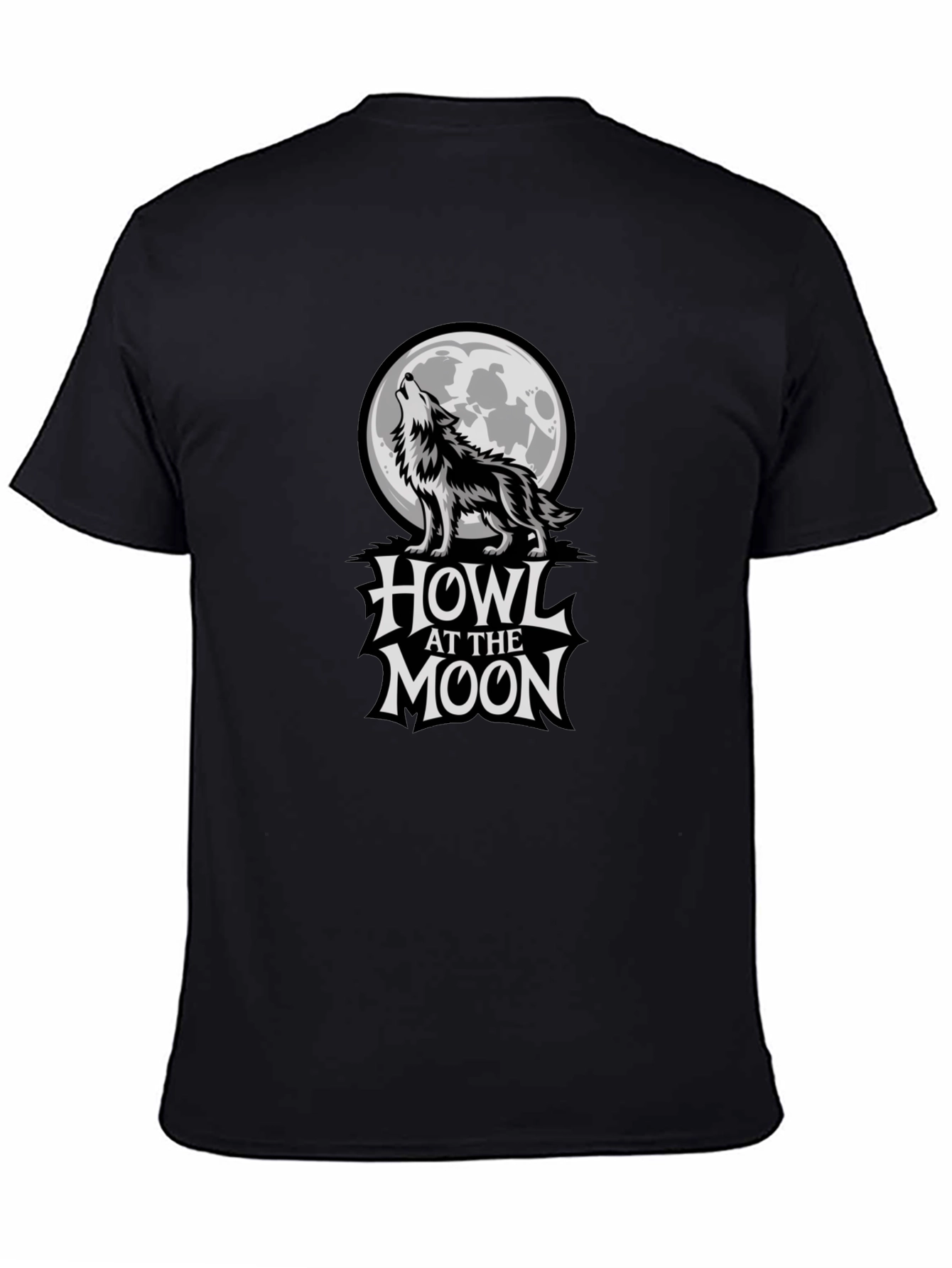 Howl at the Moon Black Graphic Tee