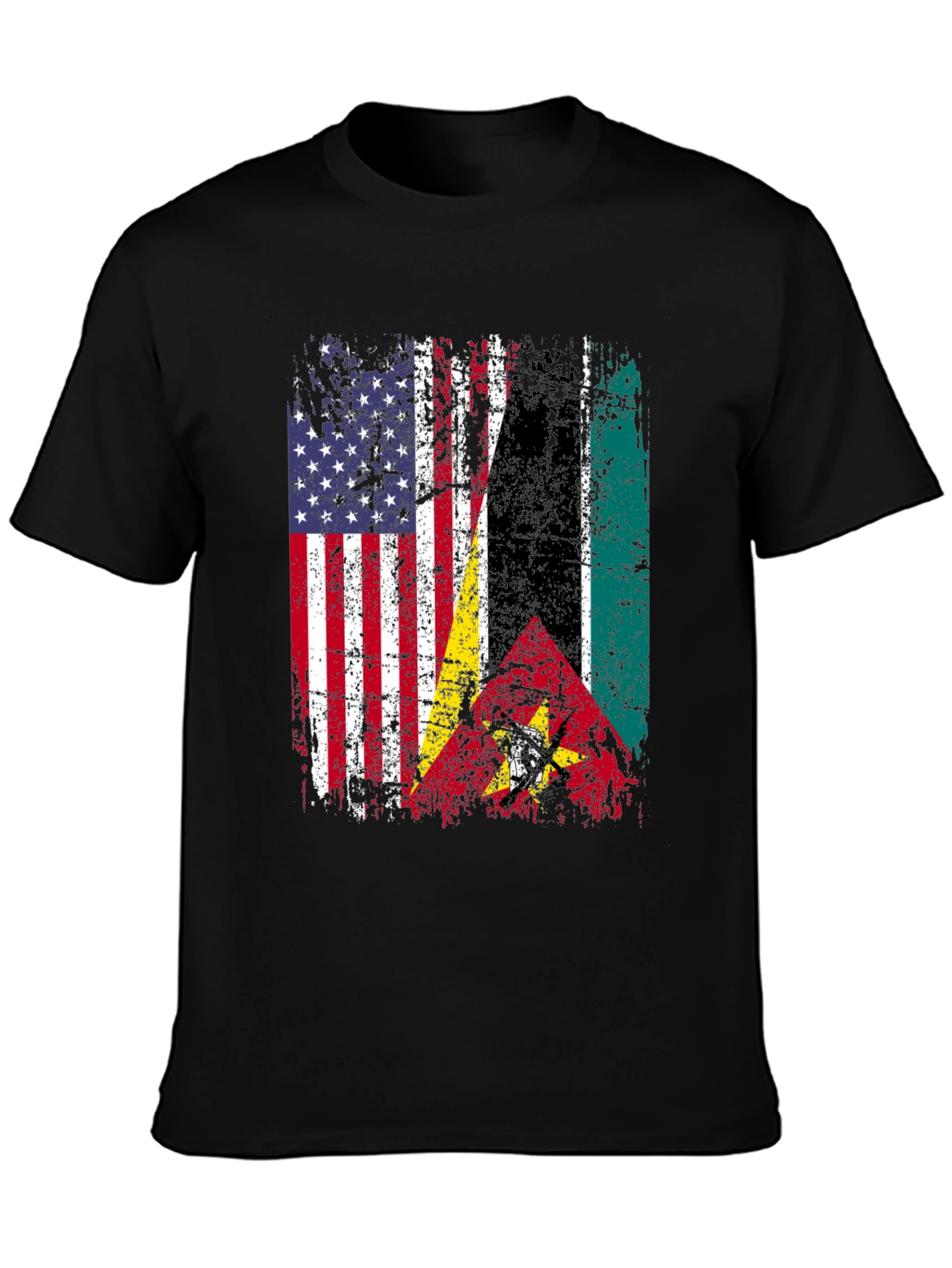 USA Grenada Flag Graphic T-Shirt