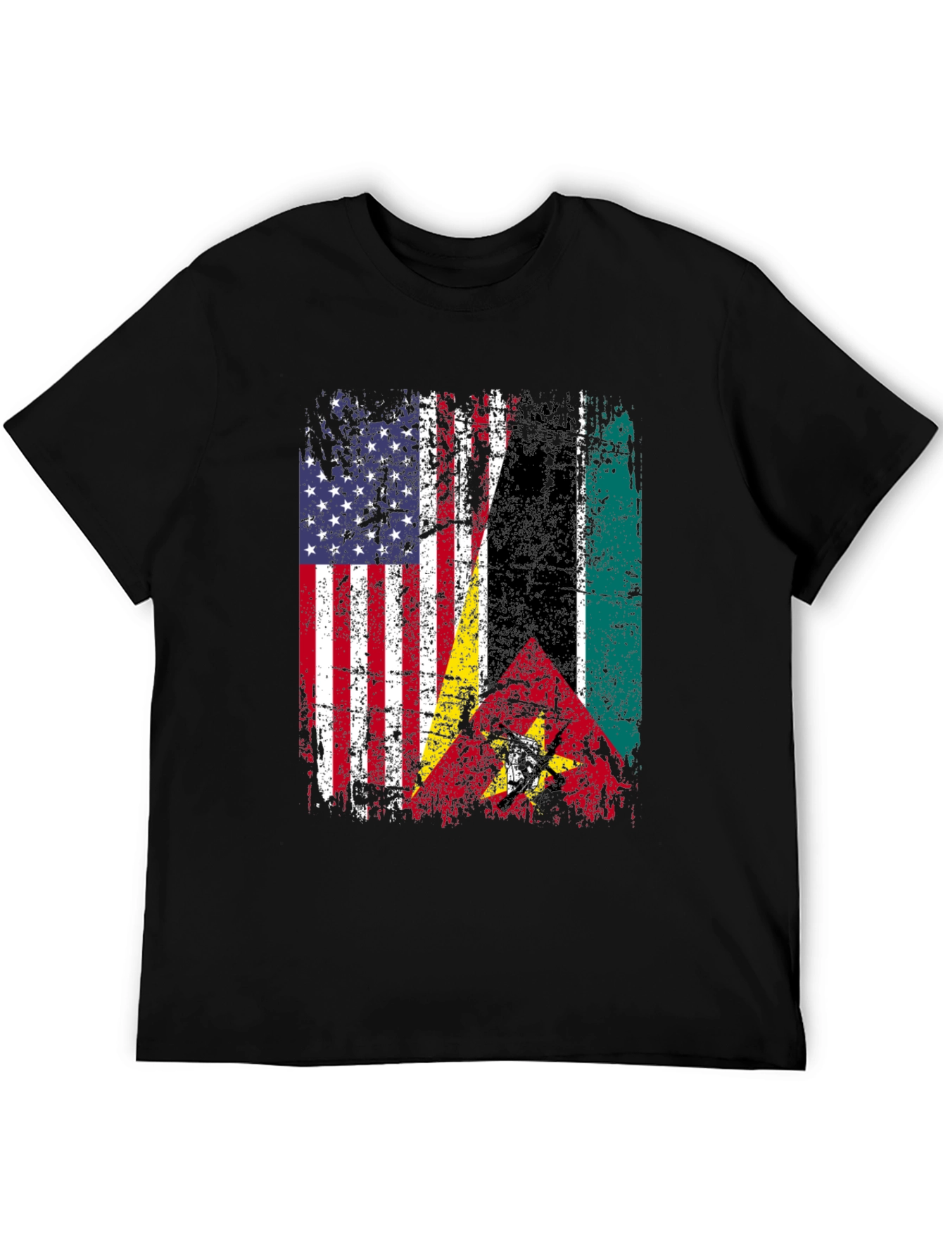 USA Grenada Flag Graphic T-Shirt