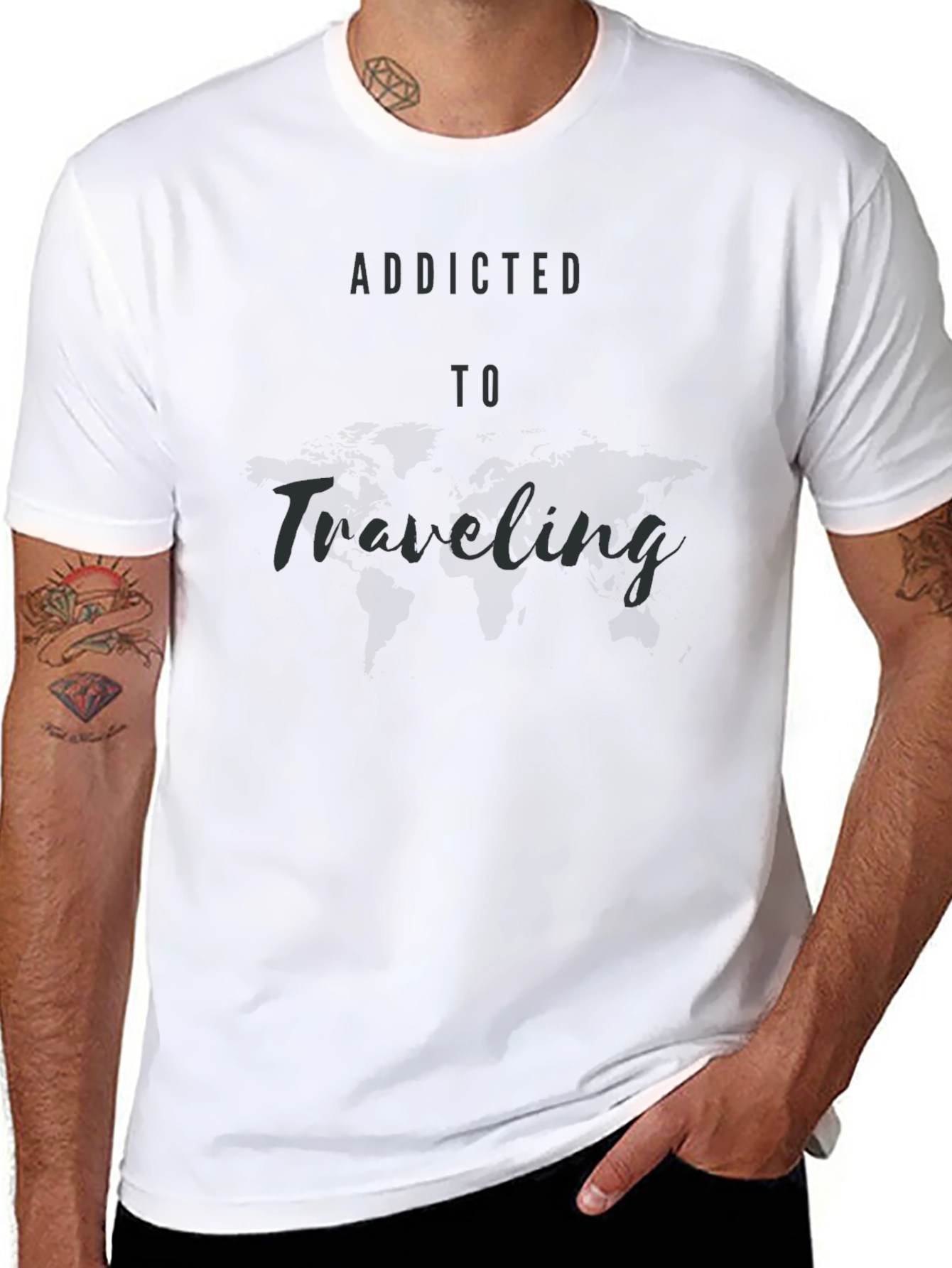 Addicted To Traveling Graphic Tee
