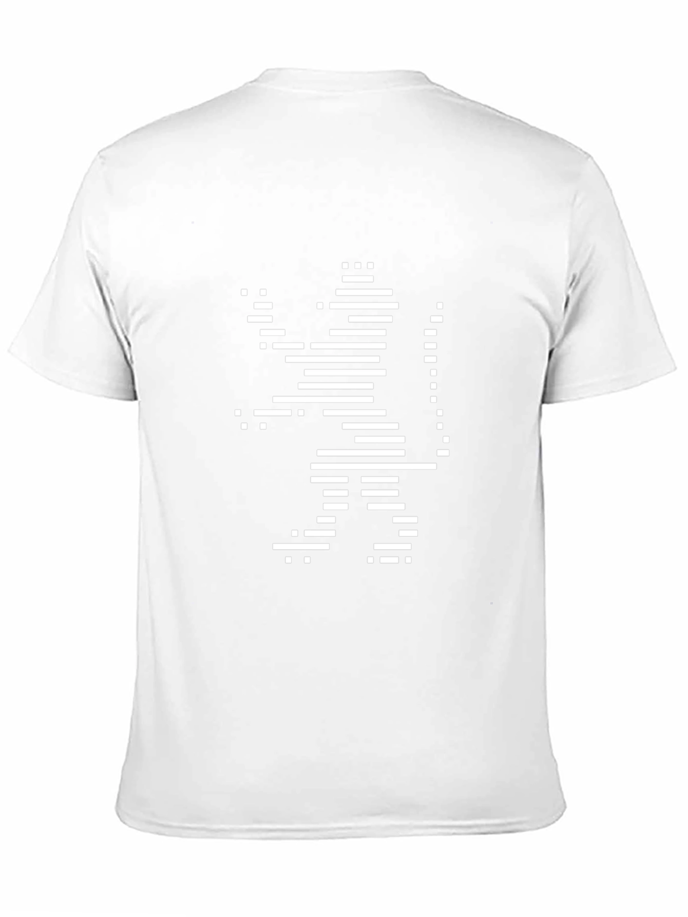 Abstract Lion Graphic Black T-Shirt