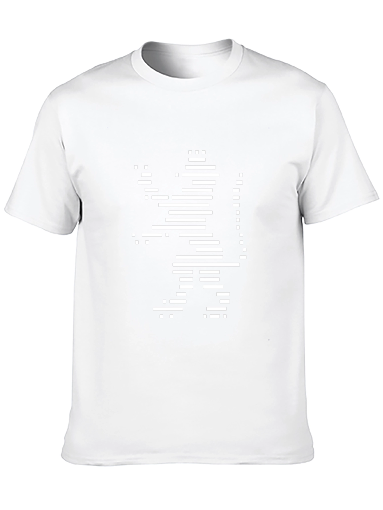 Abstract Lion Graphic Black T-Shirt