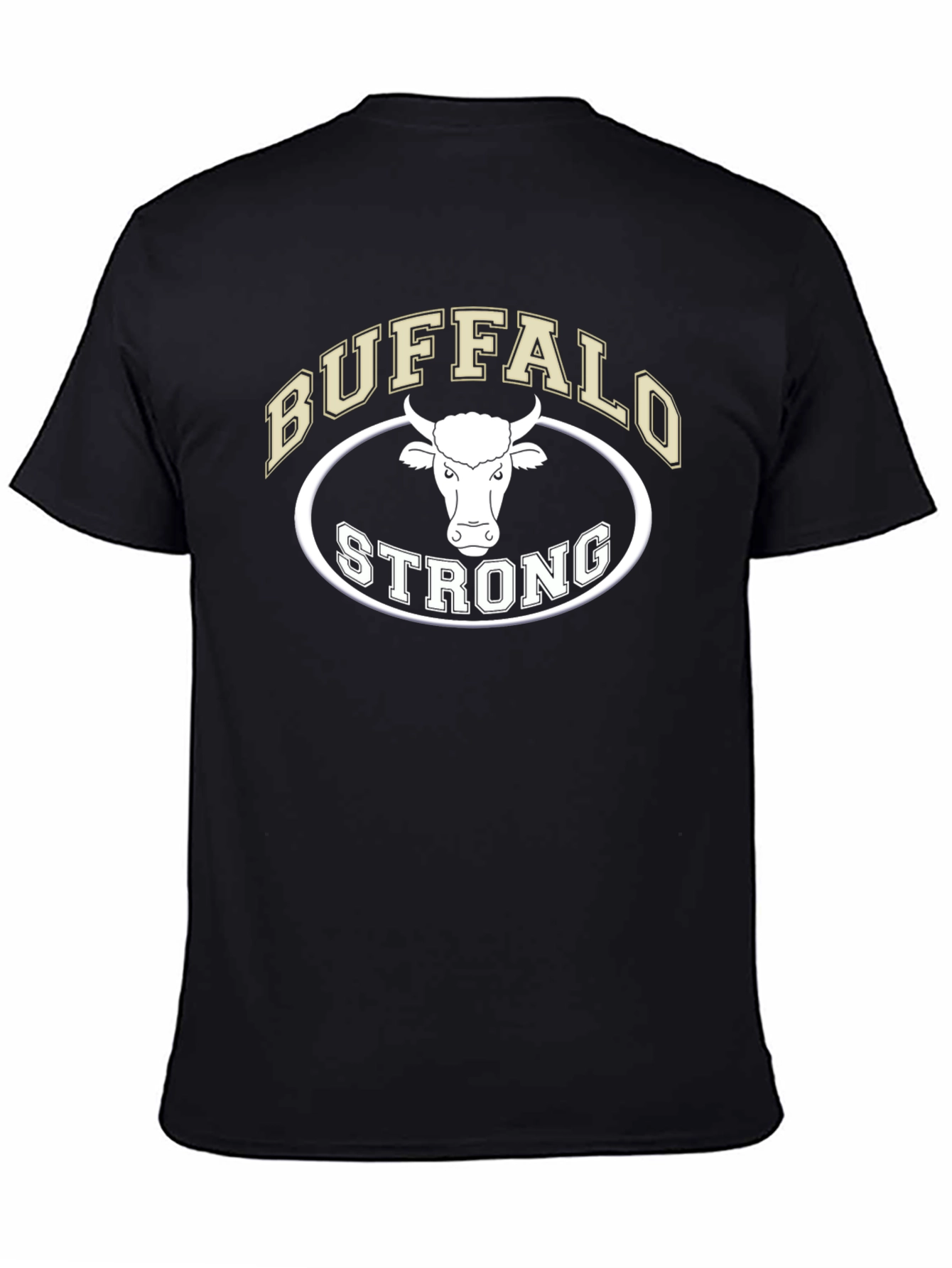 Buffalo Strong Graphic T-Shirt - Black