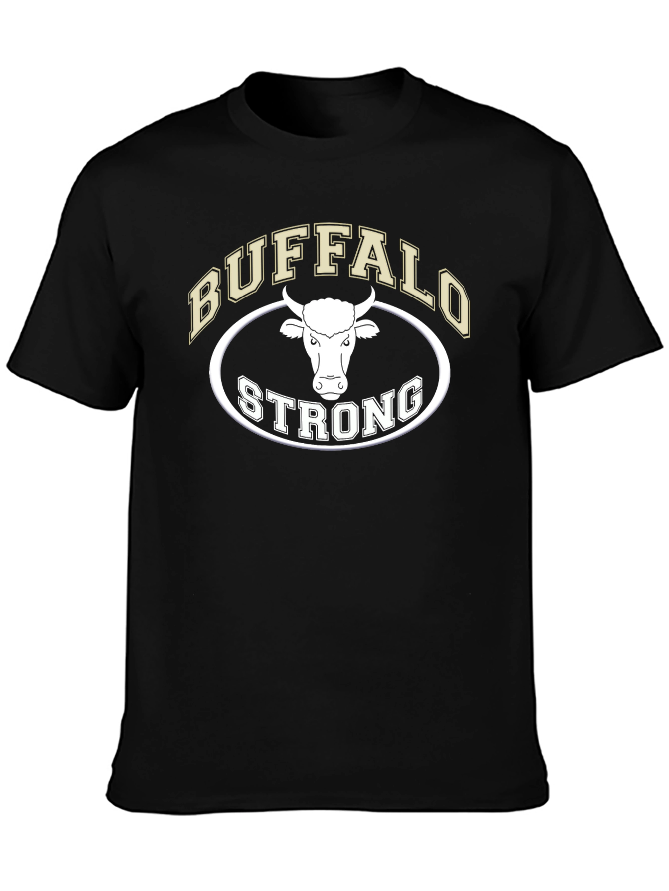 Buffalo Strong Graphic T-Shirt - Black
