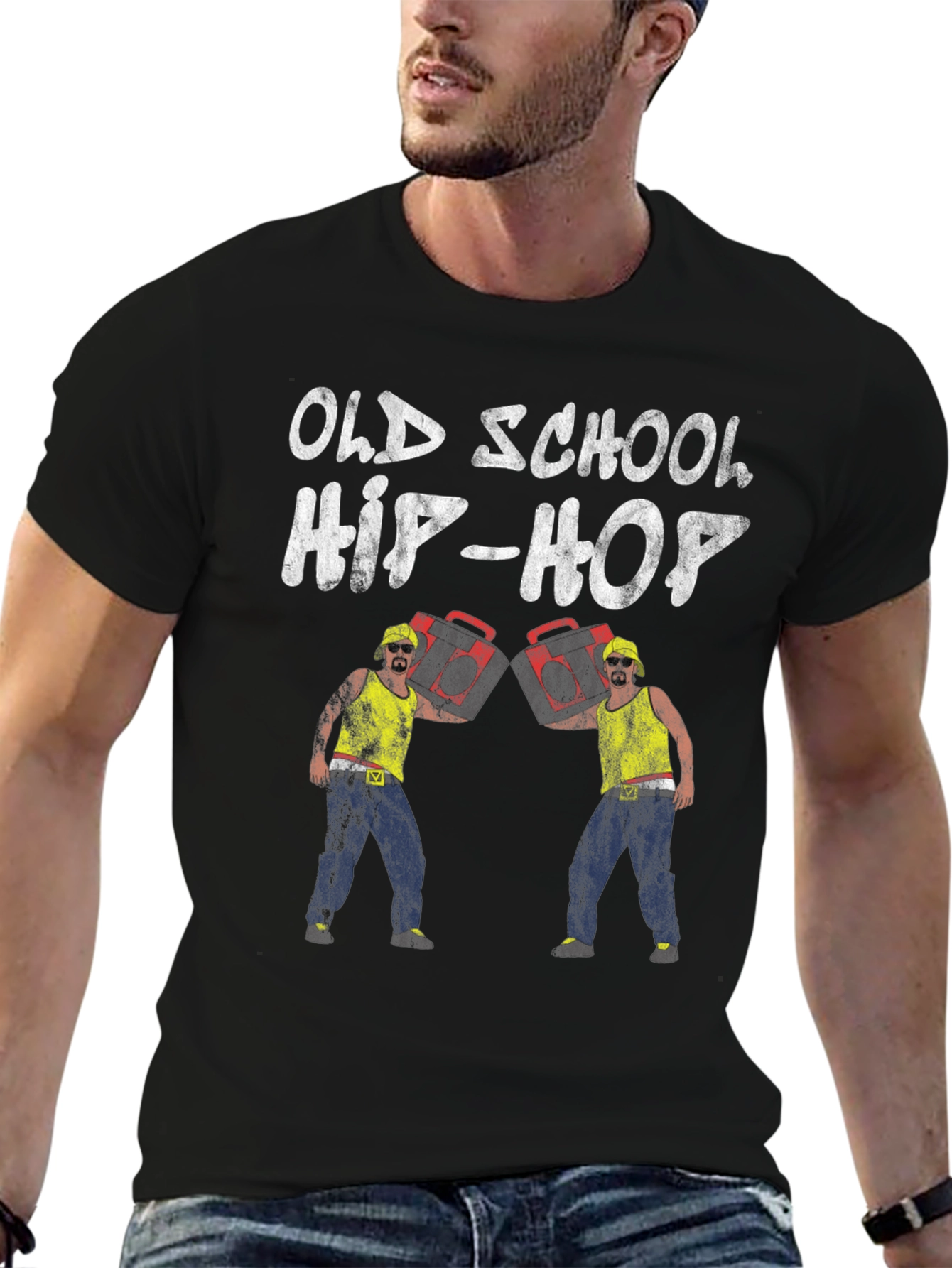 Old School Hip-Hop Graphic T-Shirt