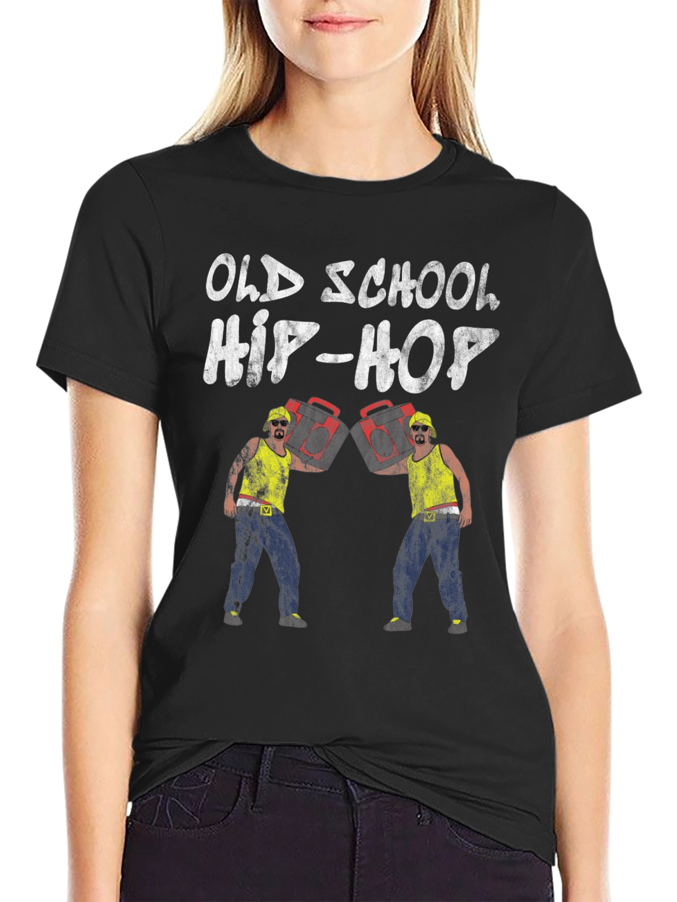 Old School Hip-Hop Graphic T-Shirt