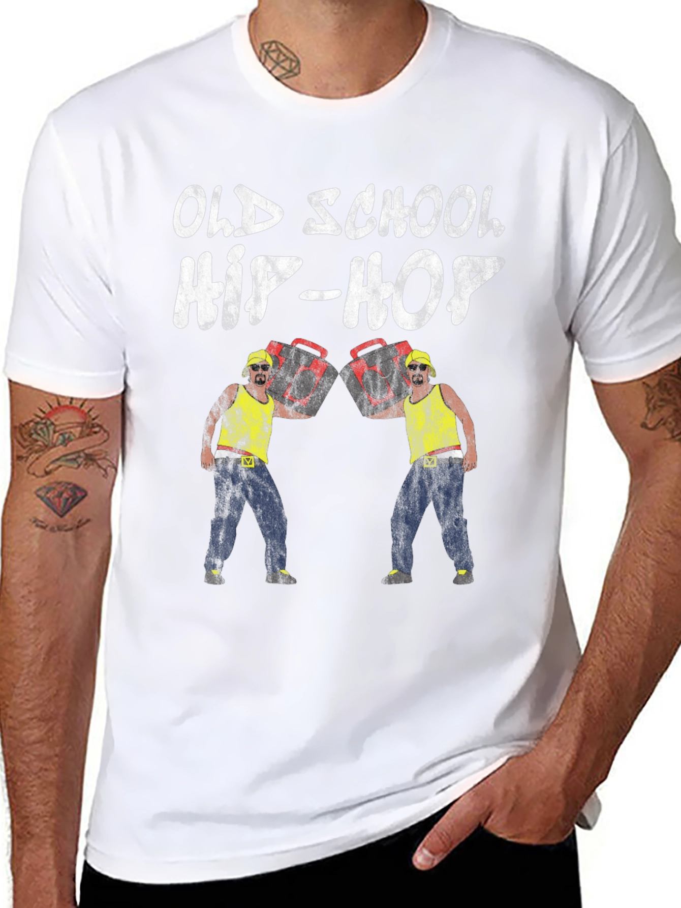 Old School Hip-Hop Graphic T-Shirt