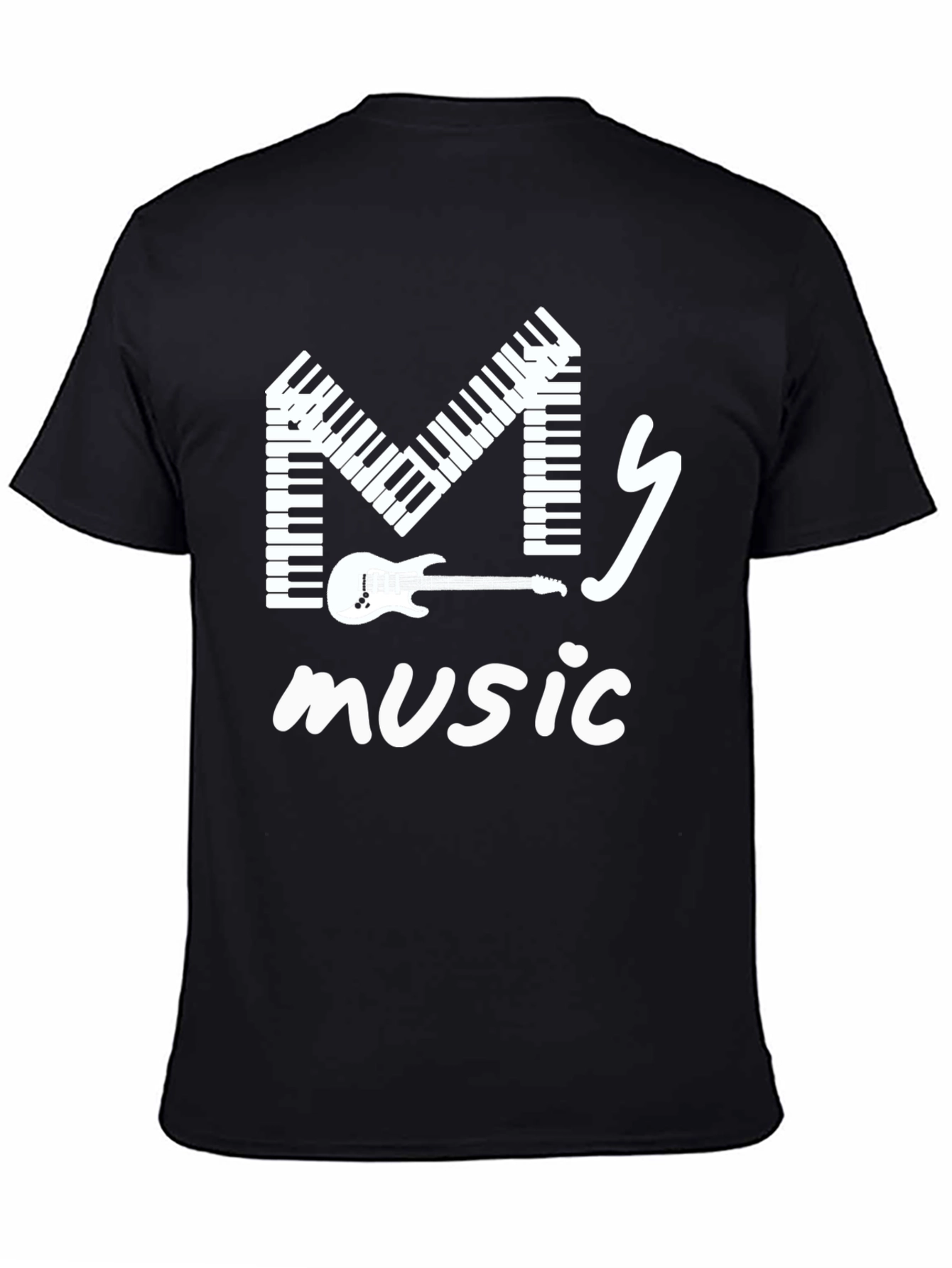 My Music T-Shirt: Keyboard M Design