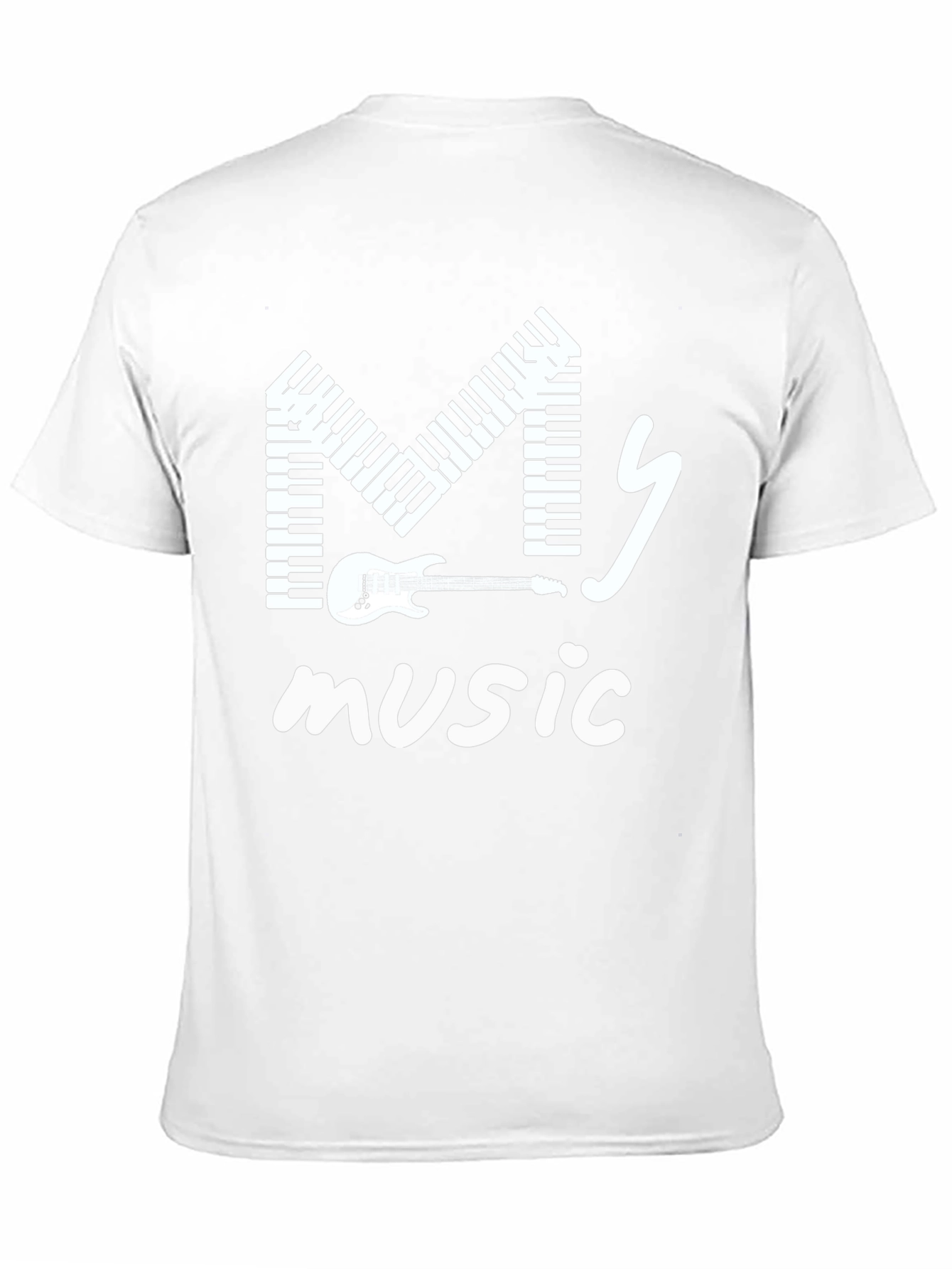 My Music T-Shirt: Keyboard M Design