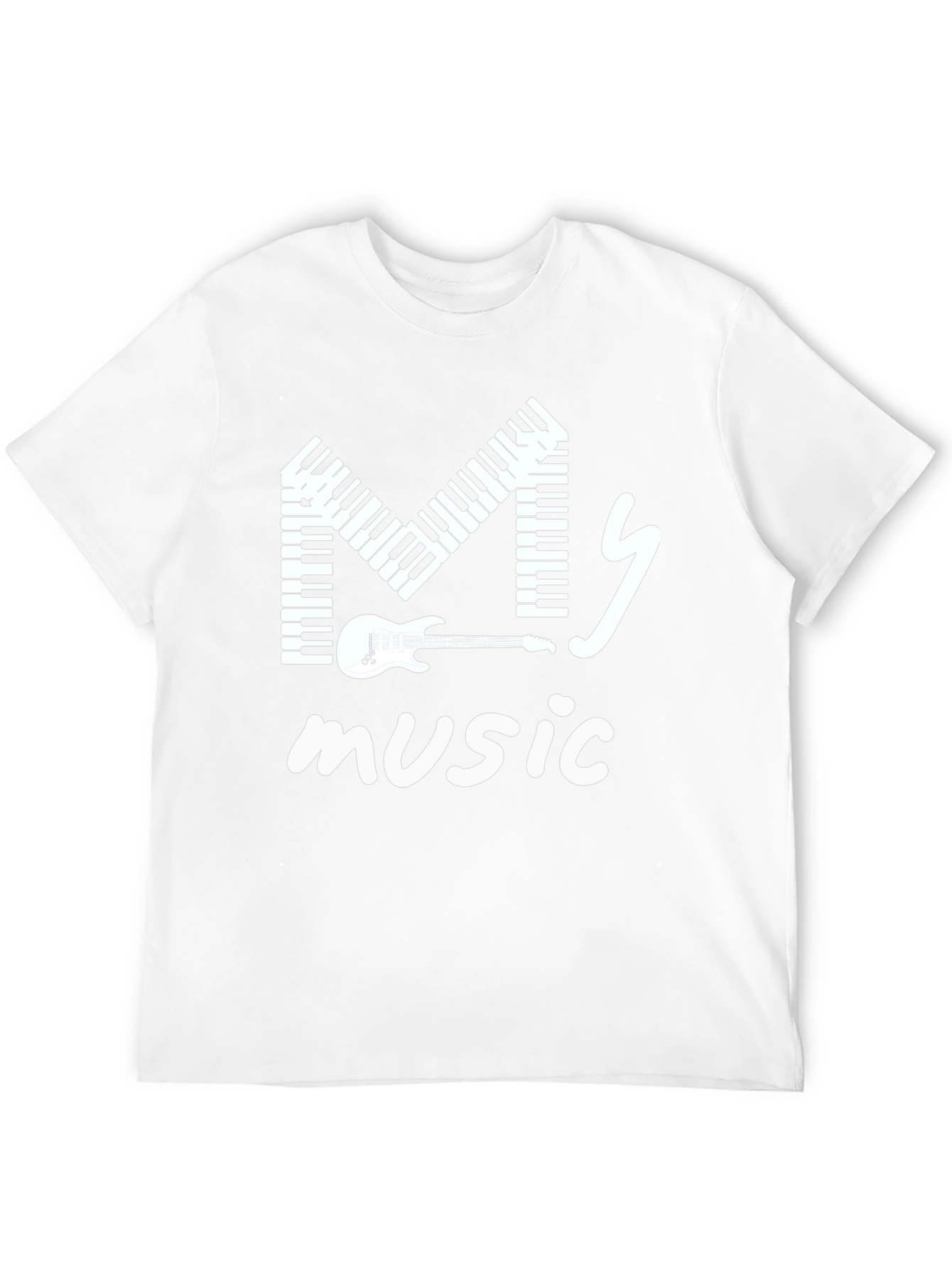 My Music T-Shirt: Keyboard M Design