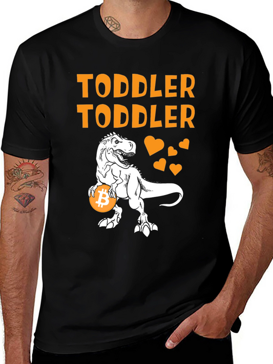 Toddler Bitcoin T-Rex Graphic Tee